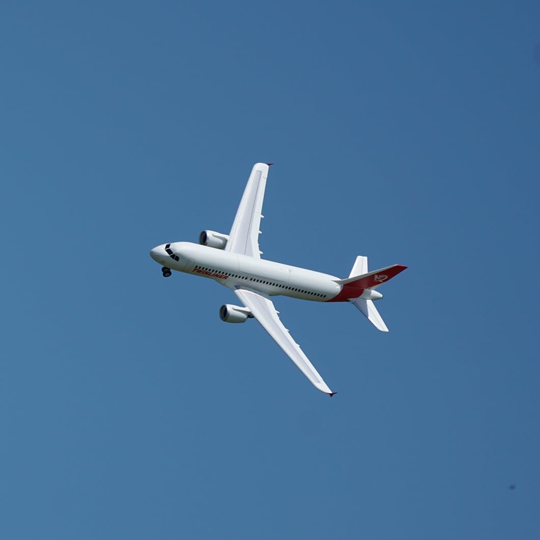 XFLY-MODEL Twinliner Twin 40mm EDF RC Airplane RC Airliner PNP (Transmitter, Receiver or Battery not Included) (Red)