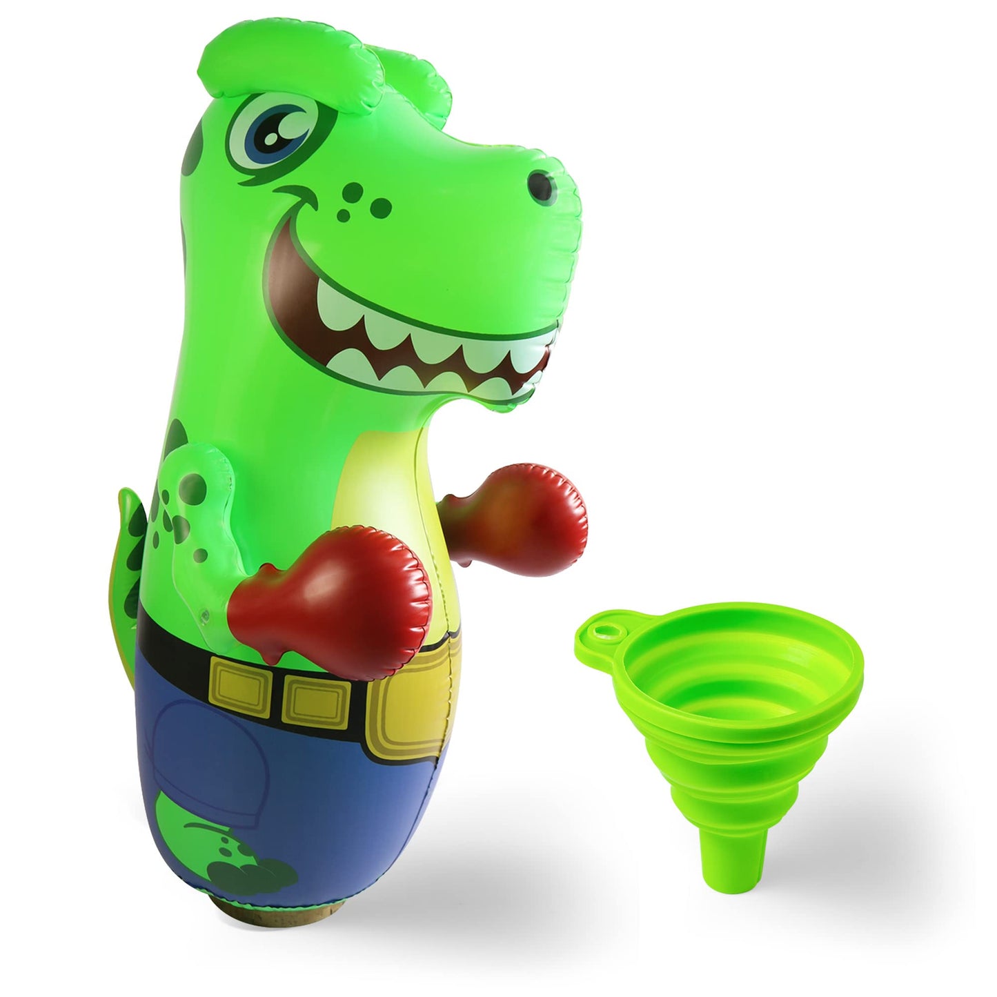 JOYIN Inflatable T.rex Dinosaur Bopper 47 Inches, Bop Bag Inflatable Punching Toy, Kids Punching Bag with Bounce-Back Action
