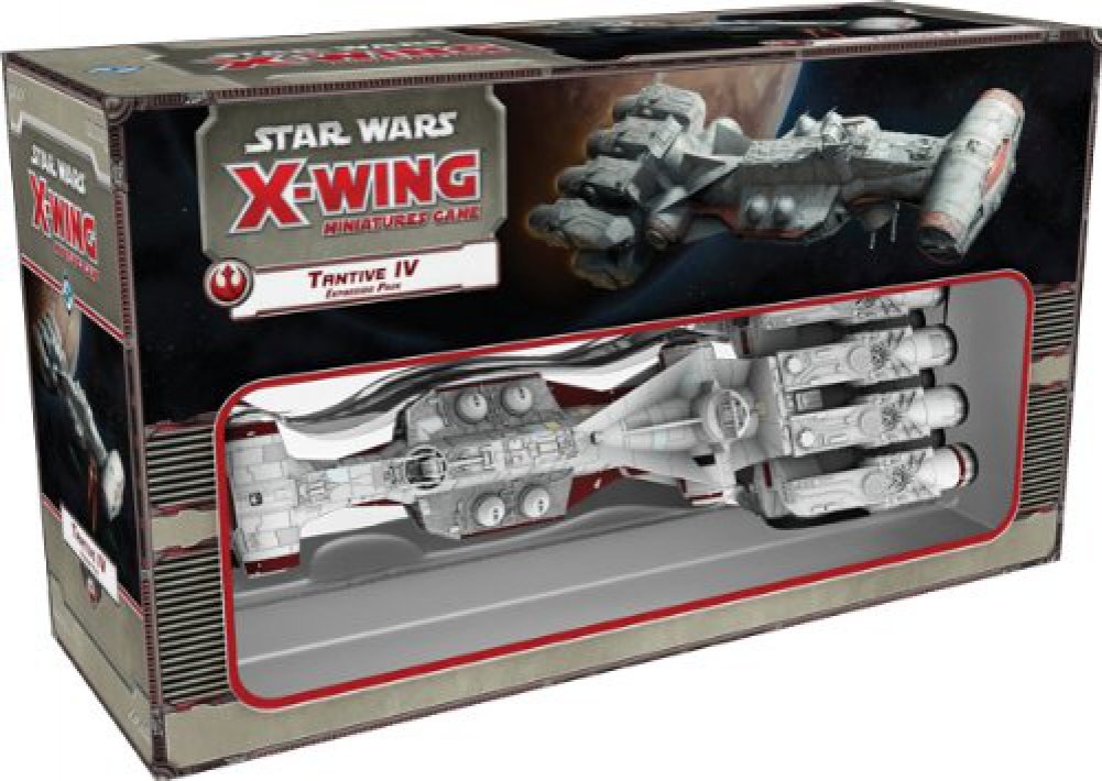 Star Wars X-Wing 1st Edition Miniatures Game Tantive IV EXPANSION PACK - Command the Legendary CR90! Strategy Game for Kids & Adults, Ages 14+, 2 Players, 30-45 Min Playtime, Made by Atomic Mass Games