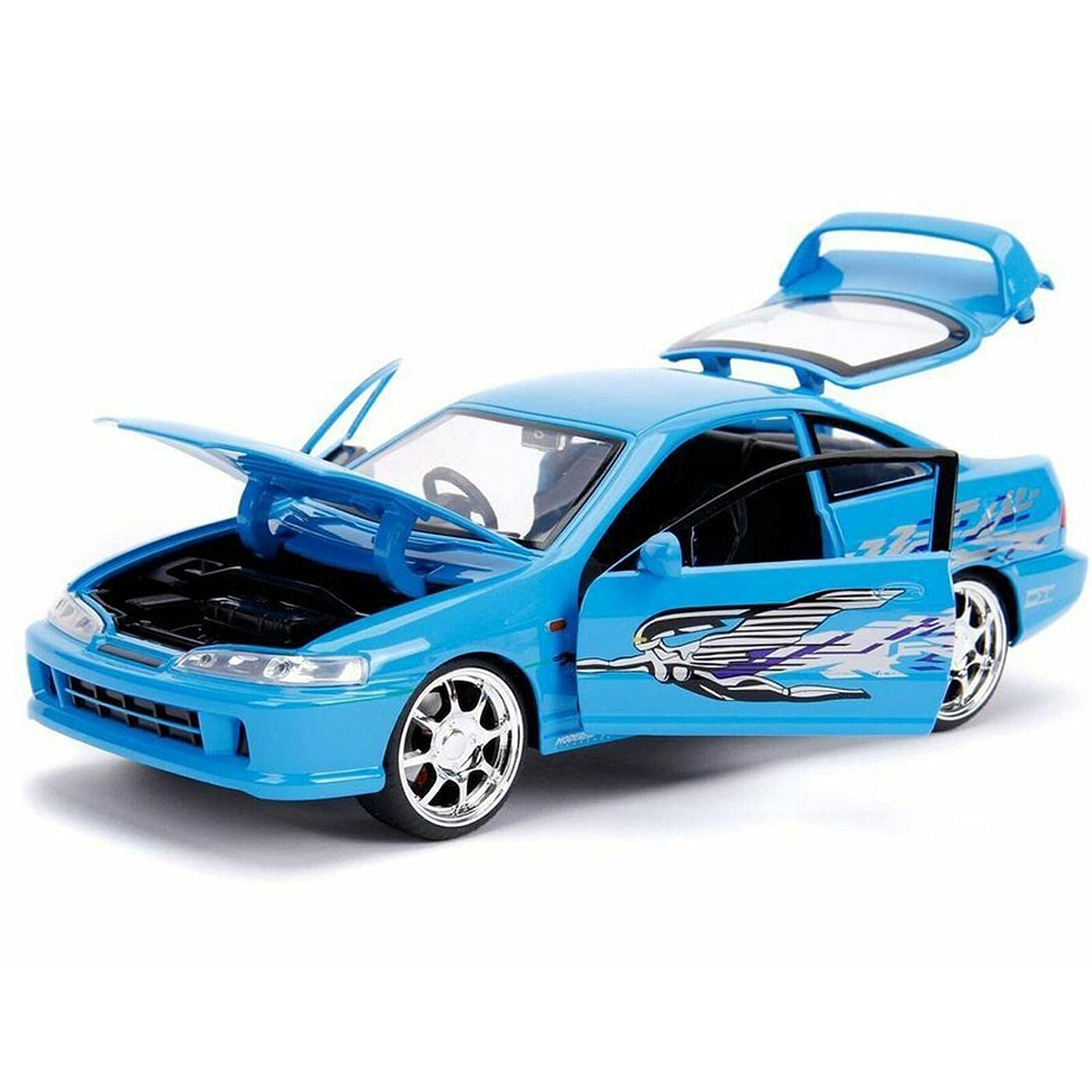 Jada Fast & Furious 1:24 Mia's Acura Integra Type-R Die-cast Car, Toys for Kids and Adults