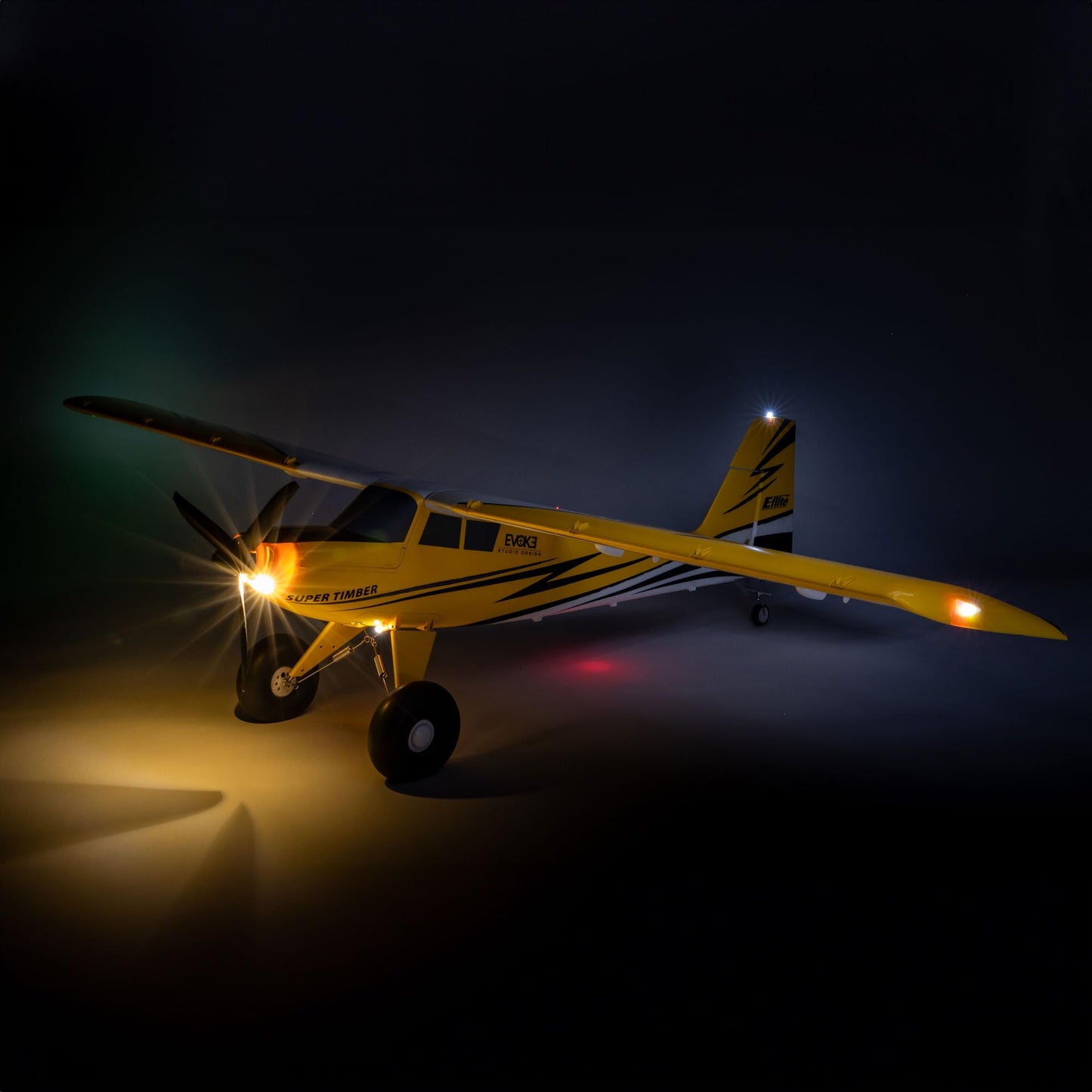 E-flite RC Airplane Super Timber 1.7m BNF Basic Transmitter Battery and Charger Not Included EFL02550