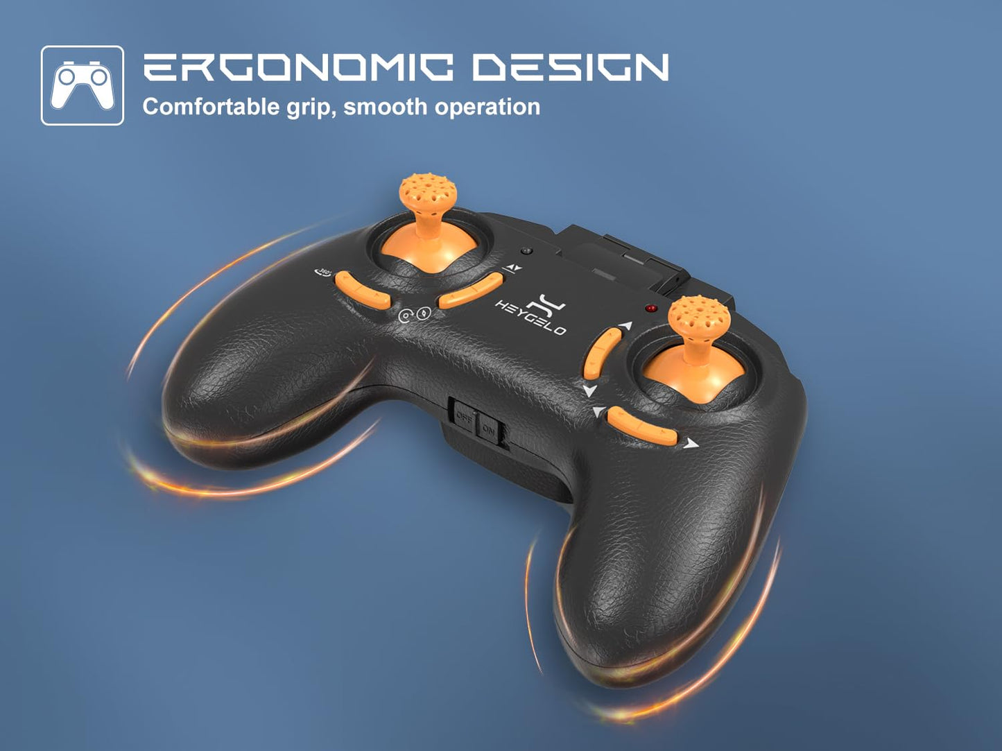 Foldable Drones for Kids Beginners - With 1080P HD Camera, FPV Remote Control Quadcopter, One Key Start/Land, Altitude Hold, 2 Batteries RC Helicopter Toys Gifts for Boys (Black)
