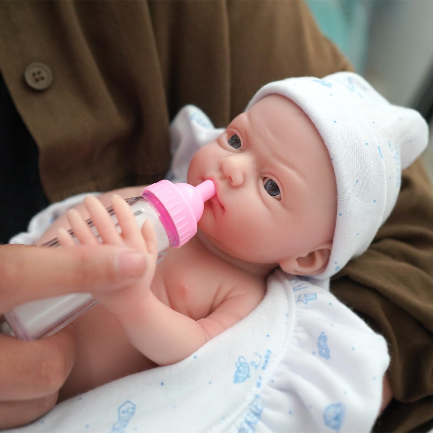 MYREBABY 12" Micro Preemie Full Body Silicone Baby Doll Boy John Lifelike Reborn Doll Surprice Children Anti-Stress