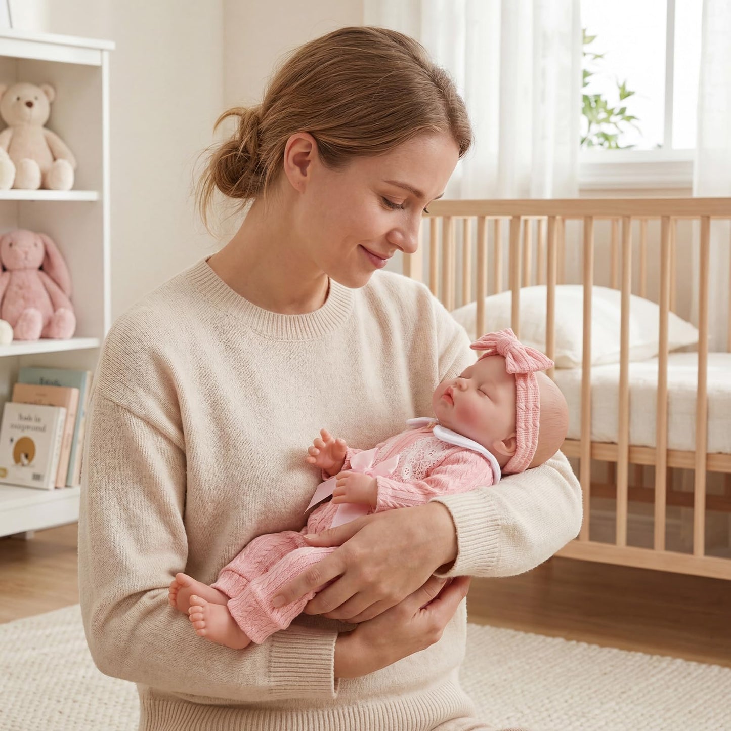 BABESIDE Lifelike Reborn Baby Dolls, 20 Inch Realistic Real Life Baby Dolls Poseable Doll Soft Vinyl Baby Dolls with Clothes and Toy Gift for Kids Age 3+,Pretend Play, Collection