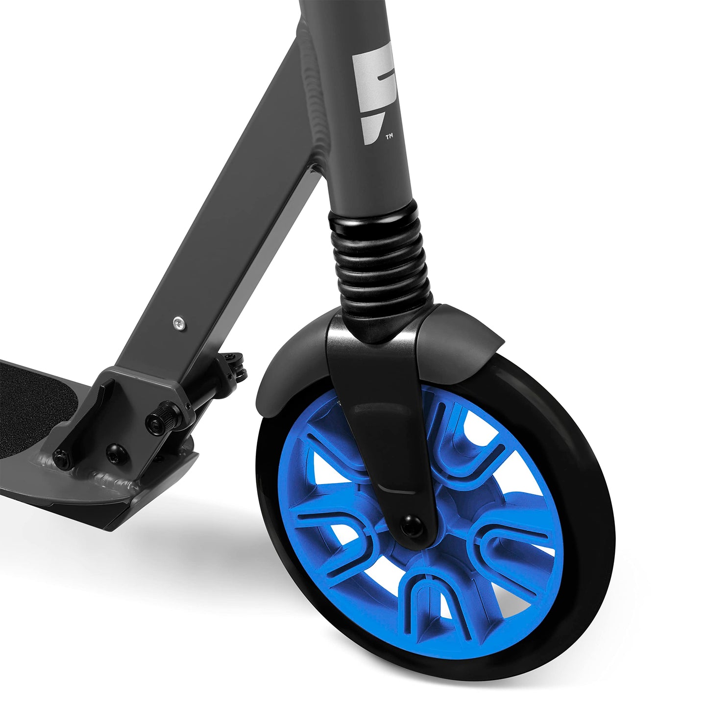Flyer Kickstart Max, Radio Flyer Kick Scooter, Adjustable Handlebars & Foldable, Blue Scooter 8+ Years, and up to 220 lbs
