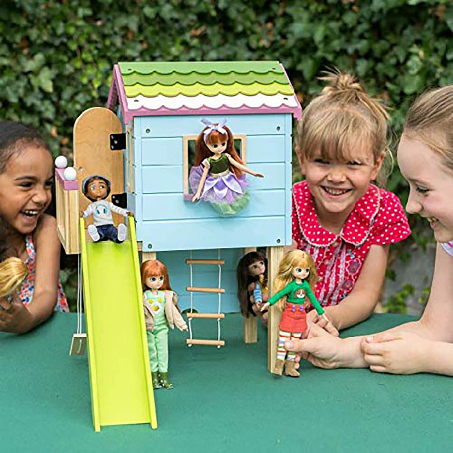 Lottie Dolls Stable Playset | Toy Farm Playset | Toy Barn | Toy Horse Stable Playset | Wooden Barn