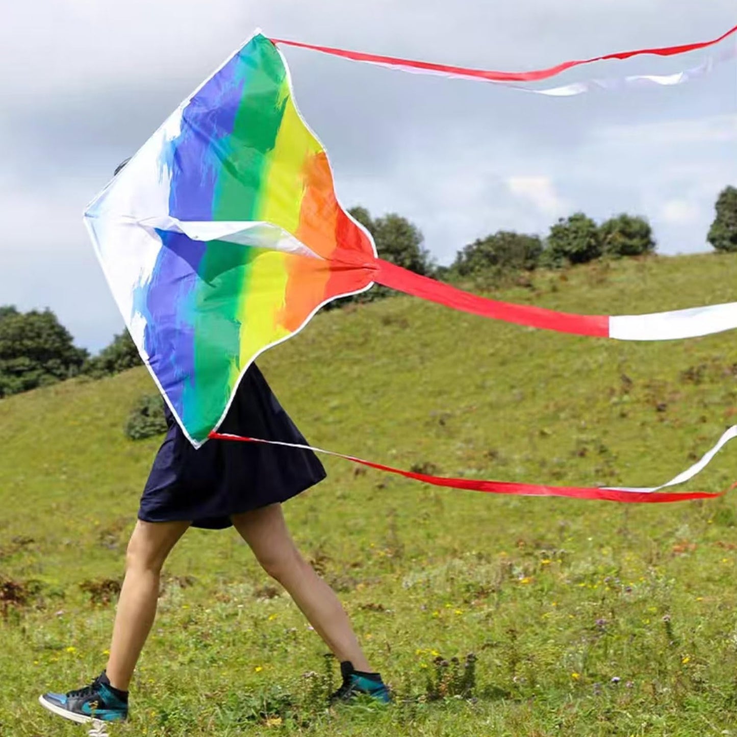 Kites for Kids & Adults, Beach Set for Beginners, Easy to Fly Large Kites Pack for Boys and Girls, 300ft Kite String Included, Perfect for Outdoor Activities (6 Pack)