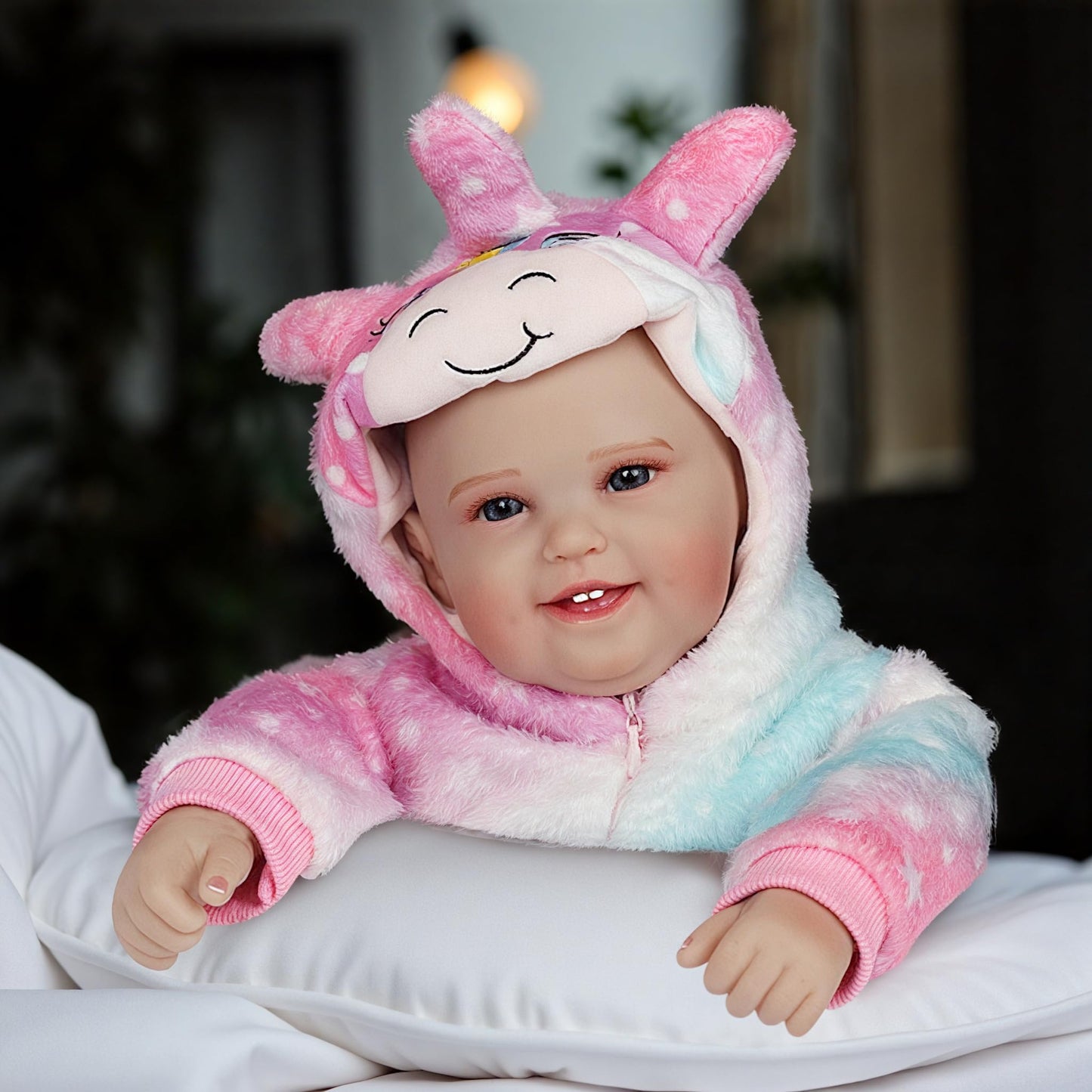 KidCuddz Realistic Reborn Baby Dolls - 18 Inch Soft Cloth Body Real Life Doll, Lifelike Newborn Baby Doll for Girls 3+ Years with Accessories