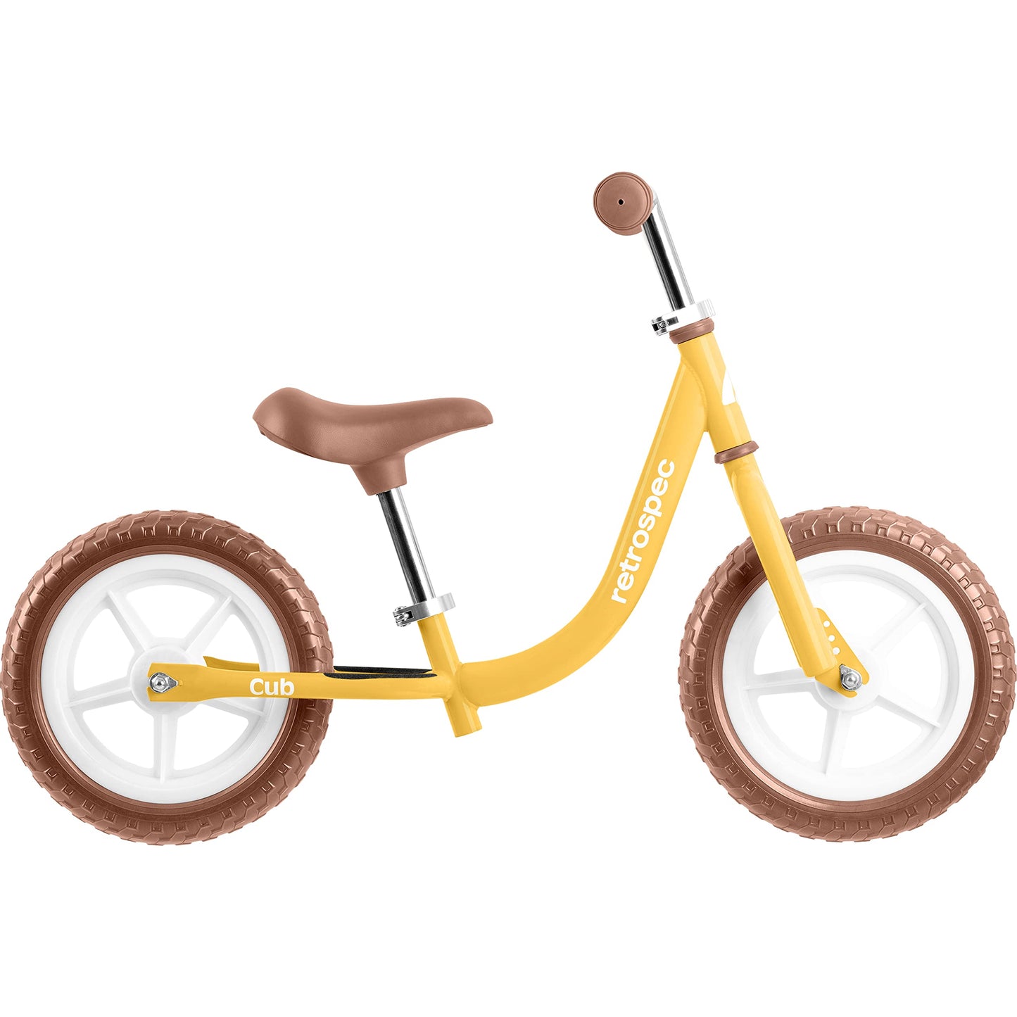 Retrospec Cub 2 Toddler 12" Balance Bike, 18 Months - 3 Years Old, No Pedal Beginner Kids Bicycle for Girls & Boys, Flat-Free Tires, Adjustable Seat, & Durable Frame