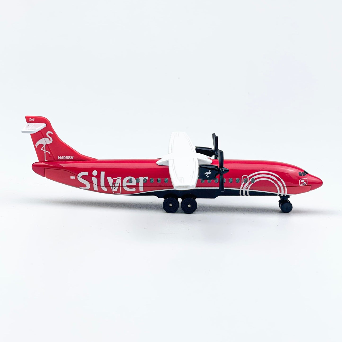 WngAur Pink Die-Cast Propeller Airplane Model – 6 Inch Alloy Plane with Rolling Wheels – Miniature Aircraft Collectors & Aviation Enthusiasts