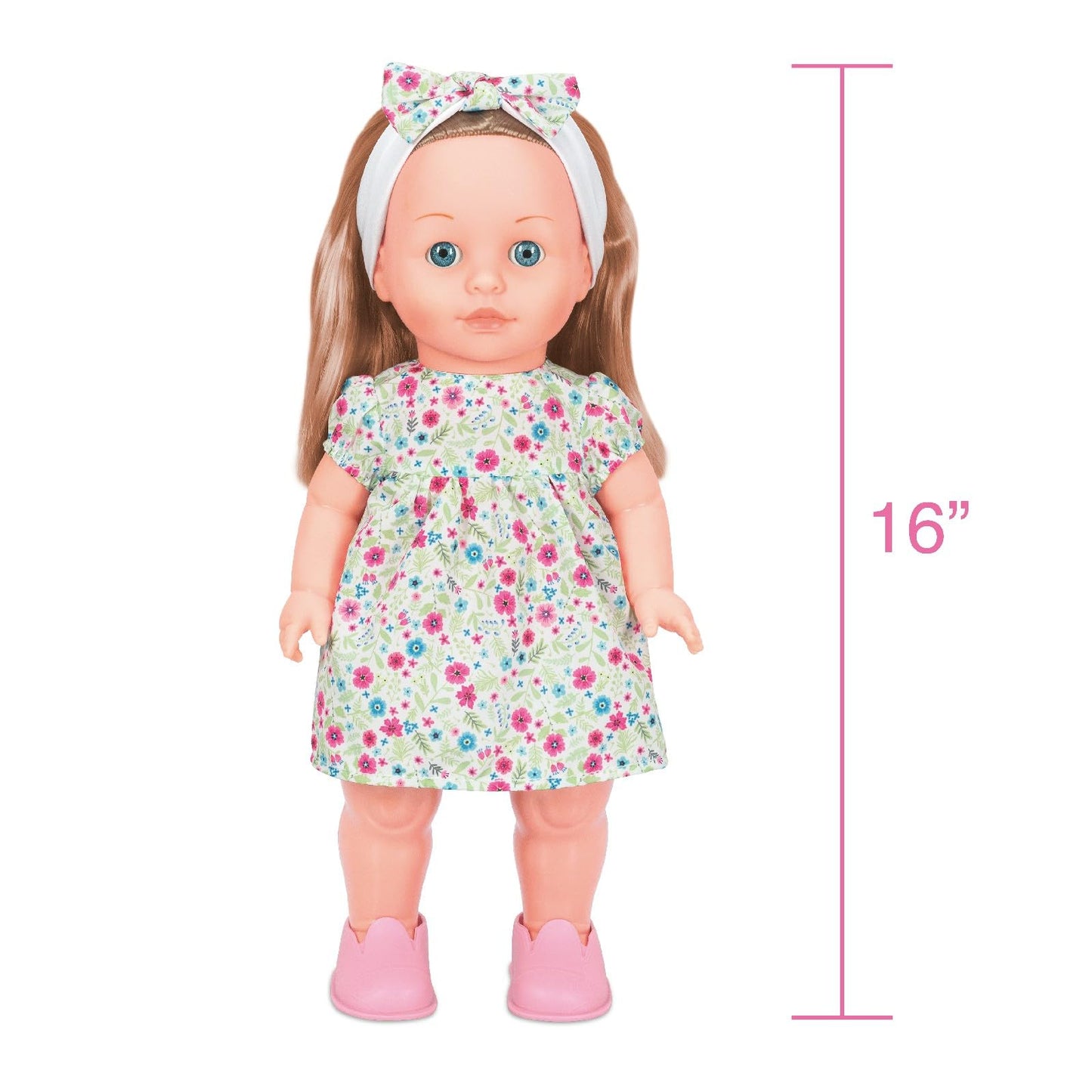 Mother Love Walking Dolls,16 Inches Interactive Baby Dolls, Baby Dolls with Hair, Singing and Walking Dolls for Girls,for 3+ Year Old Girls Gifts