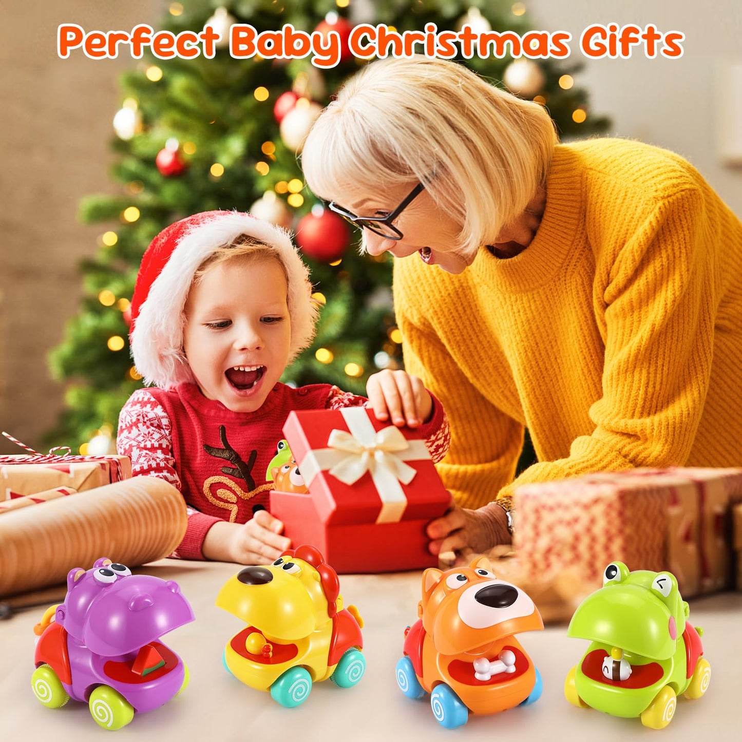 Palmatte Baby Toys 1 Year Old Boy: Infant Cars for Toddlers 1-3 Push and Go Car Baby Toys 18 Months Toddler Toy Age 1 2 3 Year Old Boys Toy Boy Gifts 1st First Birthday Gifts for 1-3 Boys Girls