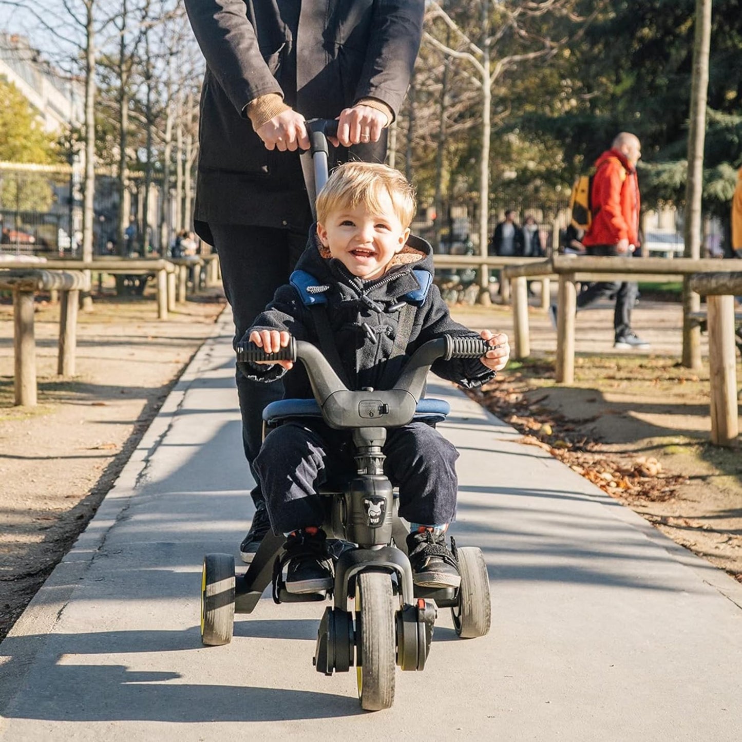 Doona Liki Trike S3, Desert Green - 5-in-1 Compact, Foldable Tricycle - Suitable for Toddlers 10 to 36 Months