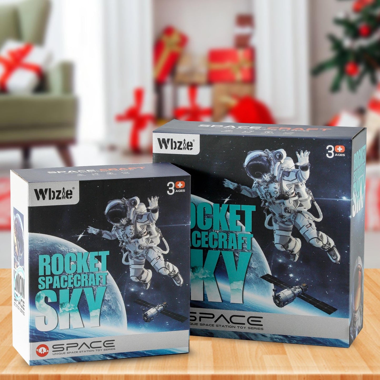 Wbzle Rockets for Kids,Best Toys for 3 Year Old Boys & 6-8 Years Old, Educational Toys for Kids Space Exploration with Rocket Launcher