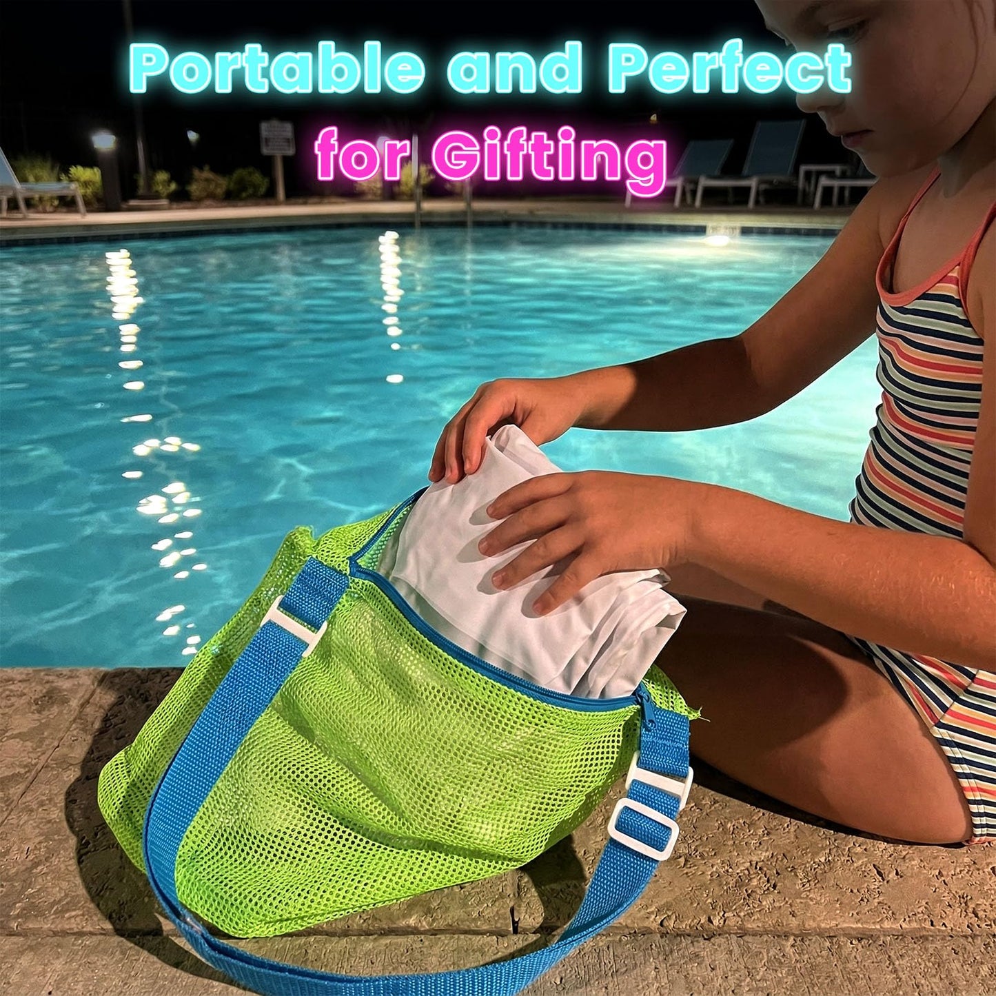 FUTUREPLUSX Pool Toys, 3PCS Light Up Beach Balls with Remote-Control 12 Inches Glow in The Dark Water Toys, for Outdoor Pool Beach Party Games and Decorations