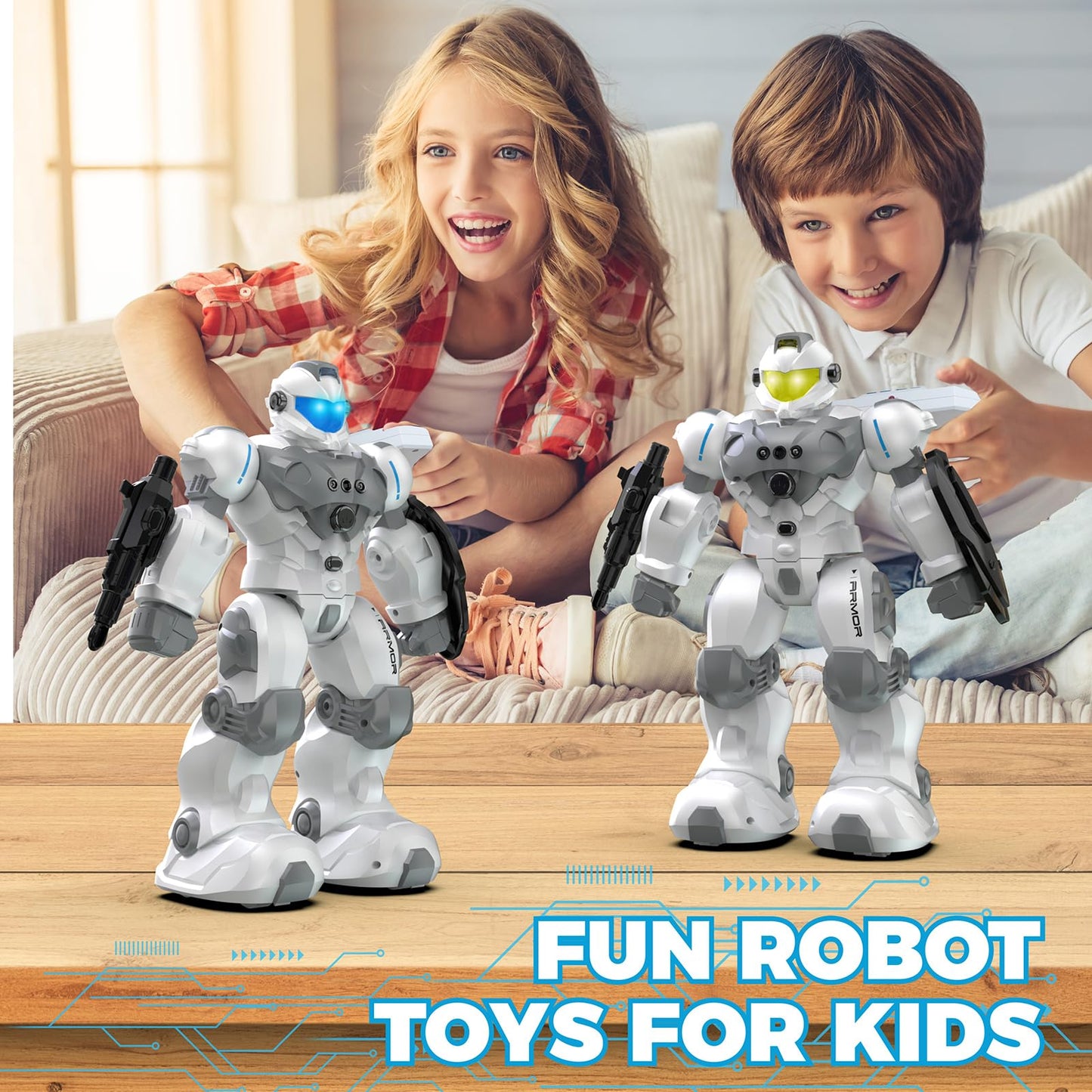 Oharsea Robot Toys for Kids, Toys for 6 7 8 9 10 Year Old Boys Girls, Remote Control Toys with 2.4GHz Gesture Sensing, Programmable Singing Dancing RC Robot, Birthday Gifts for Boys and Girls