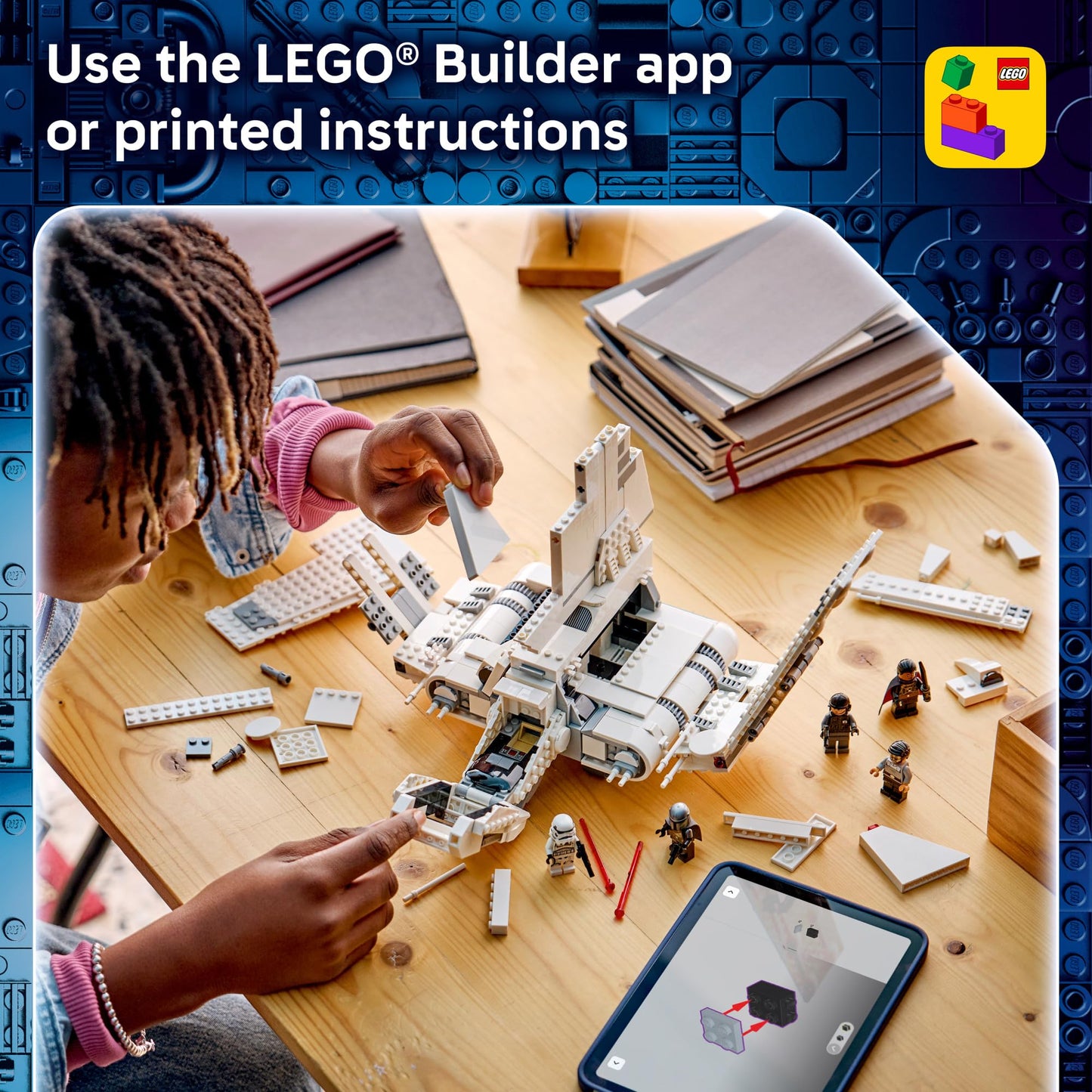 LEGO Star Wars: The Mandalorian Imperial Lambda-Class Shuttle - Collectible Building Set for Boys & Girls, Ages 14+ - with 5 Minifigures - Gift Idea for Teens - 75459