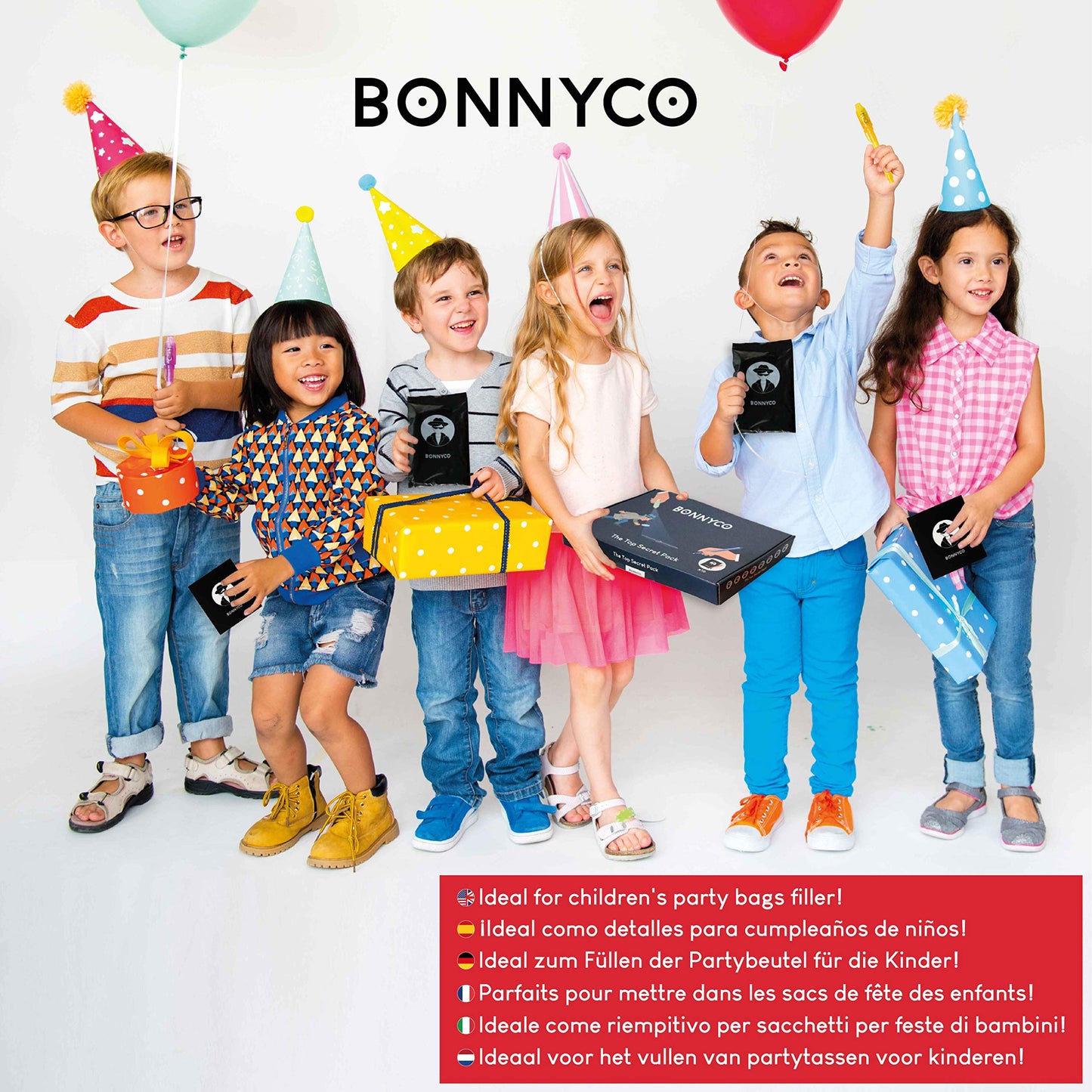 BONNYCO Invisible Ink Pen and Notebook Pack 16, Party Favors for Kids. Magic Spy Pen Goodie Bags Stuffers for Kids, Goody Bag Stuffers Pinata. Return Gifts Birthday Party, Classroom Prizes Students