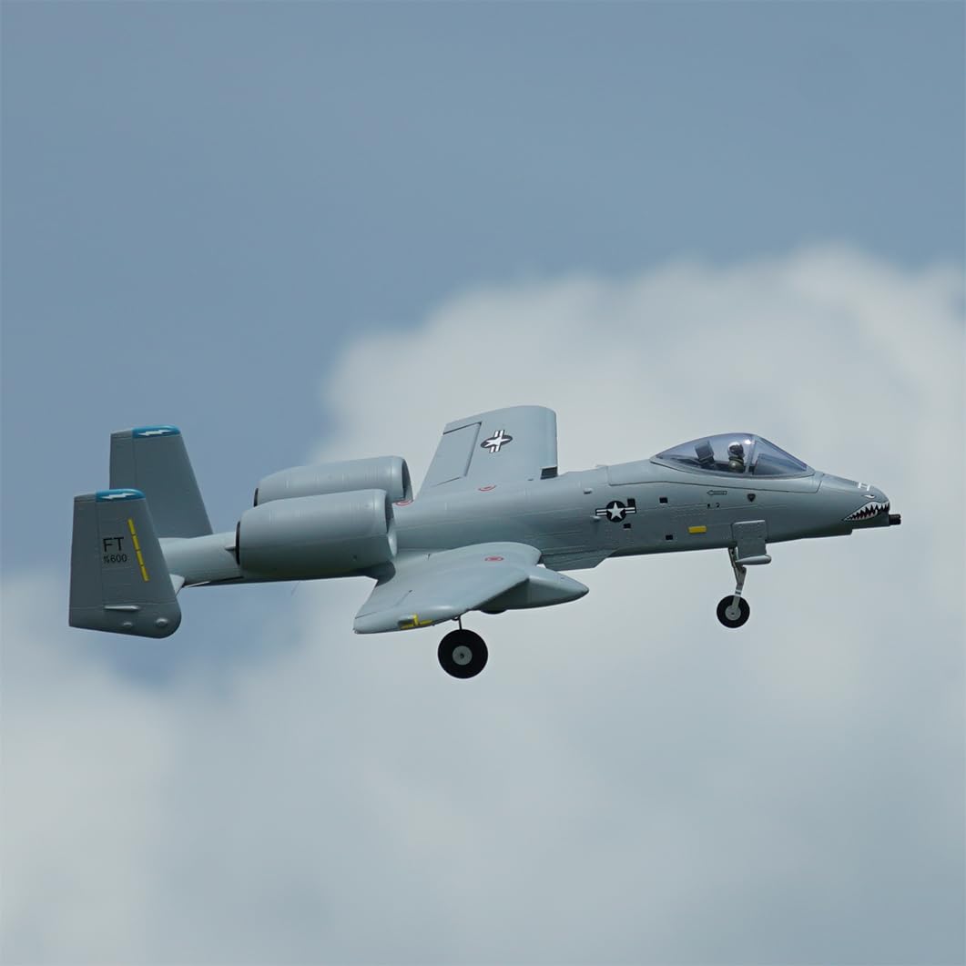 XFLY-MODEL A-10 Thunderbolt II Twin 50mm EDF Jet PNP & ARF (Transmitter, Receiver or Battery not Included)… (PNP)