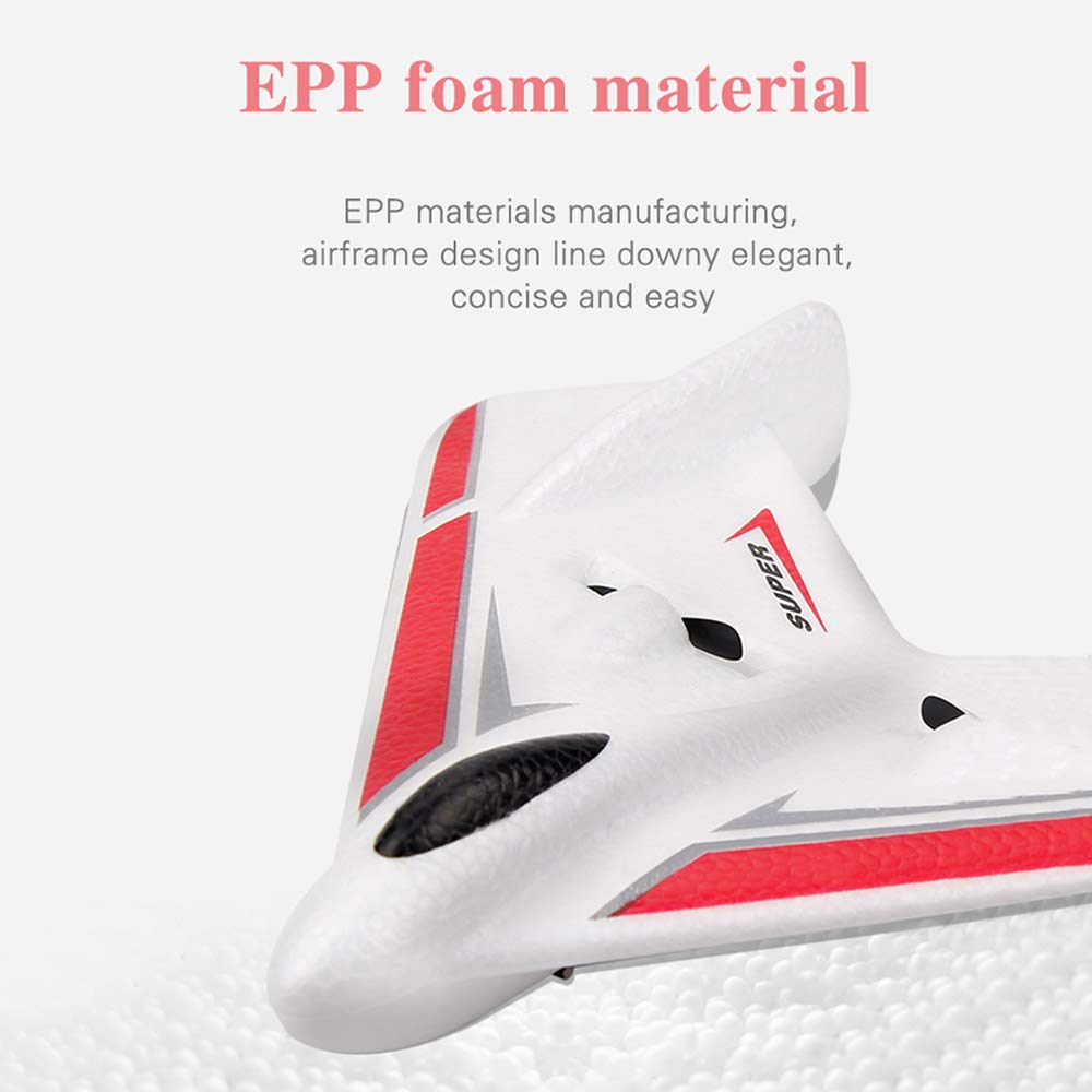GoolRC FX601 RC Airplane, 2.4Ghz 2 Channel Remote Control Plane, Easy to Fly RC Aircraft for Beginners Teens and Adults