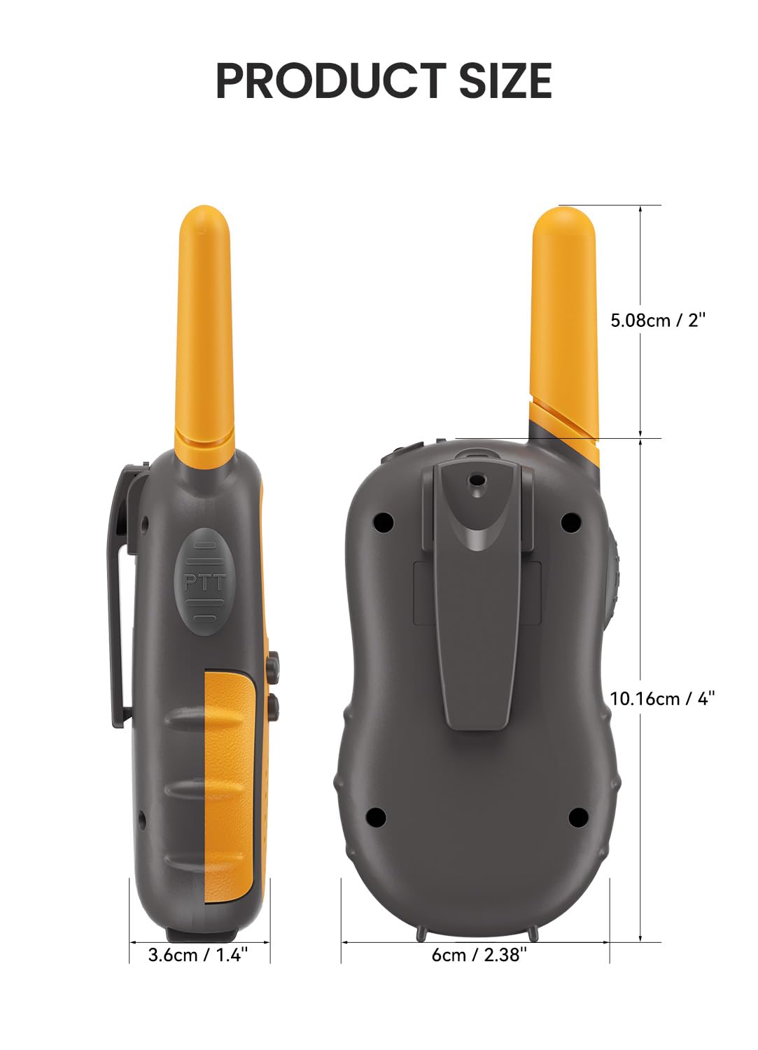FOREDOM Rechargeable Walkie Talkies for Kids Walkie Talkies Long Range for Boy & Girl Age 3 to 12 Year Old Birthday Toys with Flashlight, 3 Pack
