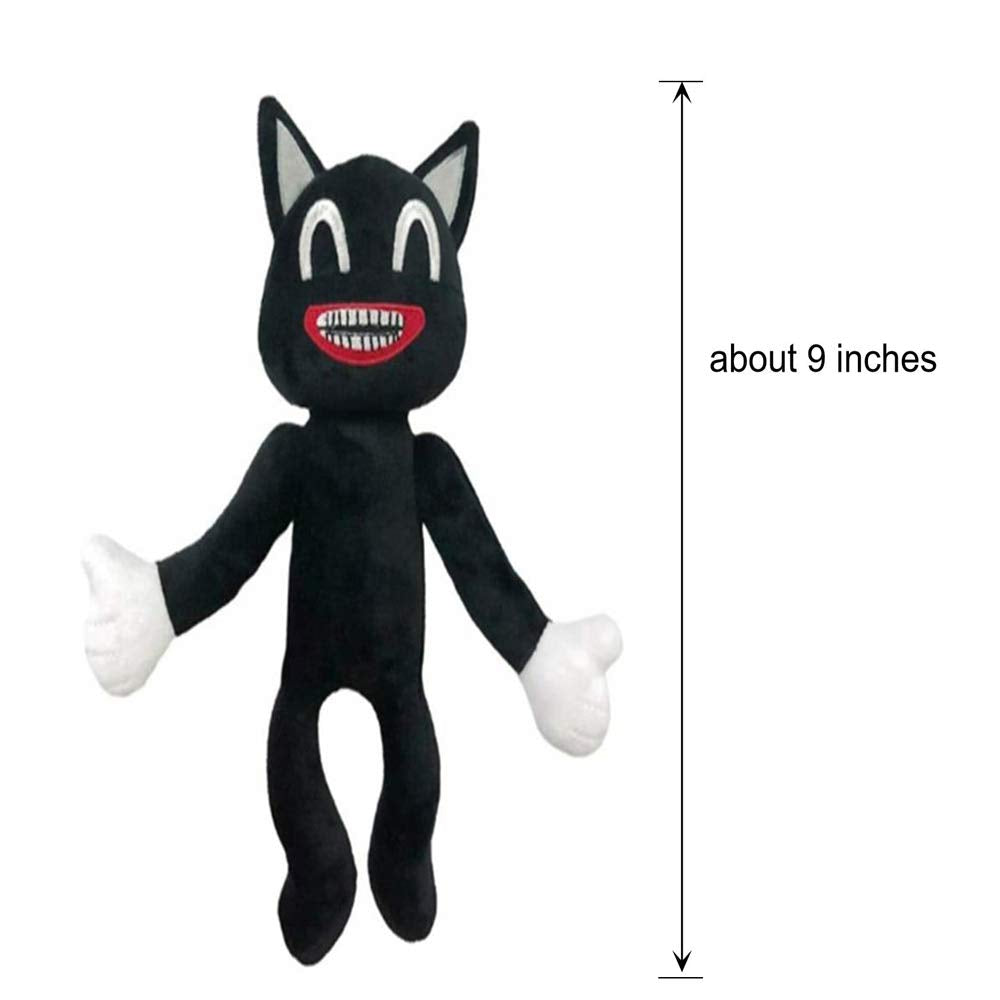 POPRORE Siren Head Cartoon Dog Cat Rabbit Plush Toys Halloween Christmas Horror Plush Toy for Home Party Gift Birthday Toy (Cat)