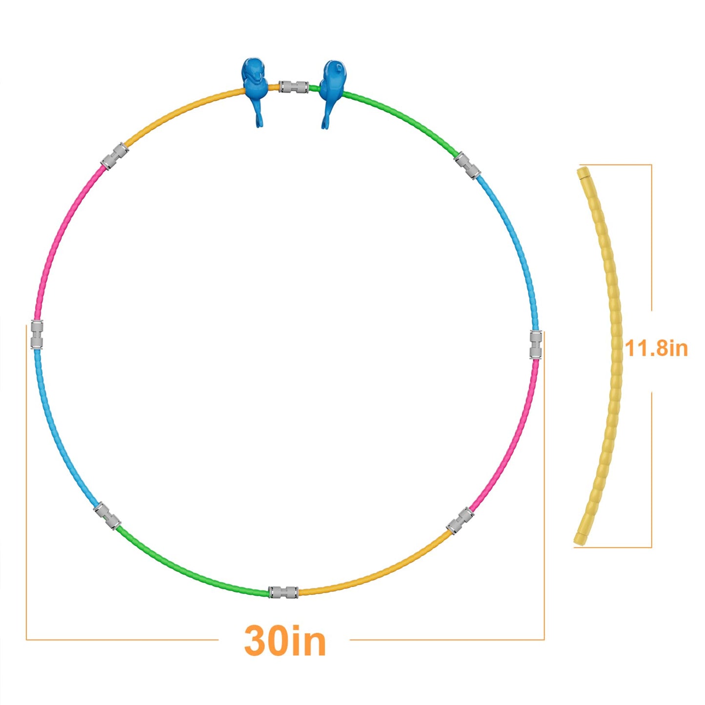 Pool Toys for Kids, 2-Pack Underwater Sports Swim Thru Rings for Kid, Ideal Pool Games Swiming Rings Toy for Boys/Girls Aged 5, 6, 7, 8, 9, 10, 11,12