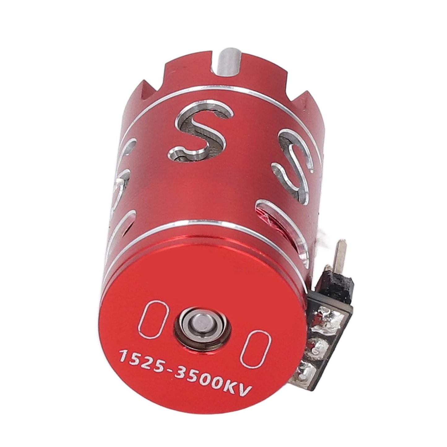 Drfeify RC Brushless Mini Electric Motor for K989 K969 1/24 1/28 with 2.0mm Shaft, High Speed RC Boat Model Electric Motor (3500KV