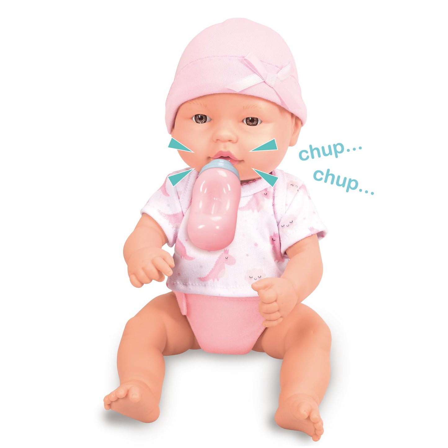 Mother Love Interactive Twin Baby Dolls,13 inch Talking Baby Doll, Interactive Baby Dolls with Sounds,with Feeding Toy, for 3+ Year Old Girls and Boys Gifts