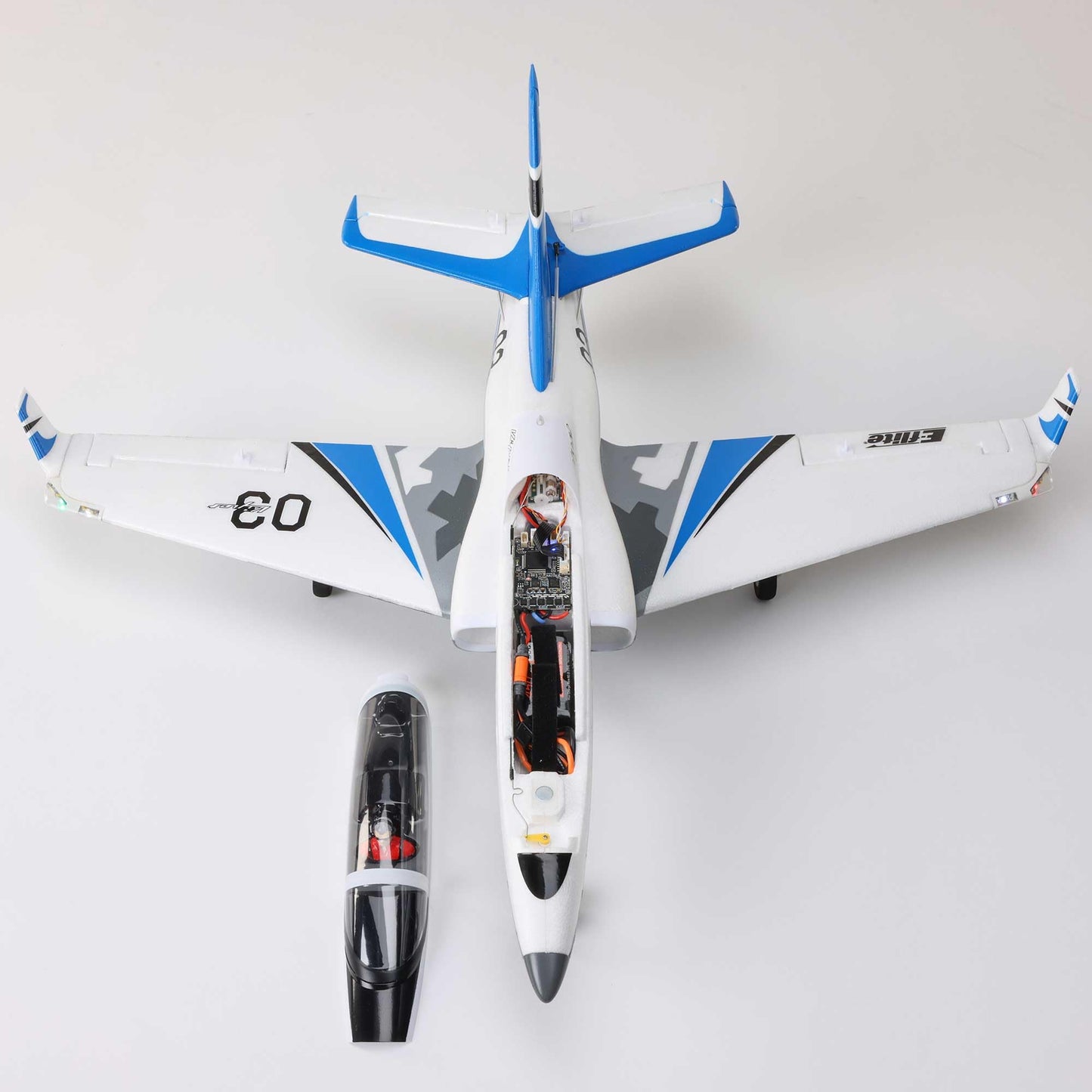 E-flite RC Airplane Viper 30mm EDF Jet BNF Basic (Transmitter, Battery and Charger Not Included) with Safe and AS3X, EFLU17750