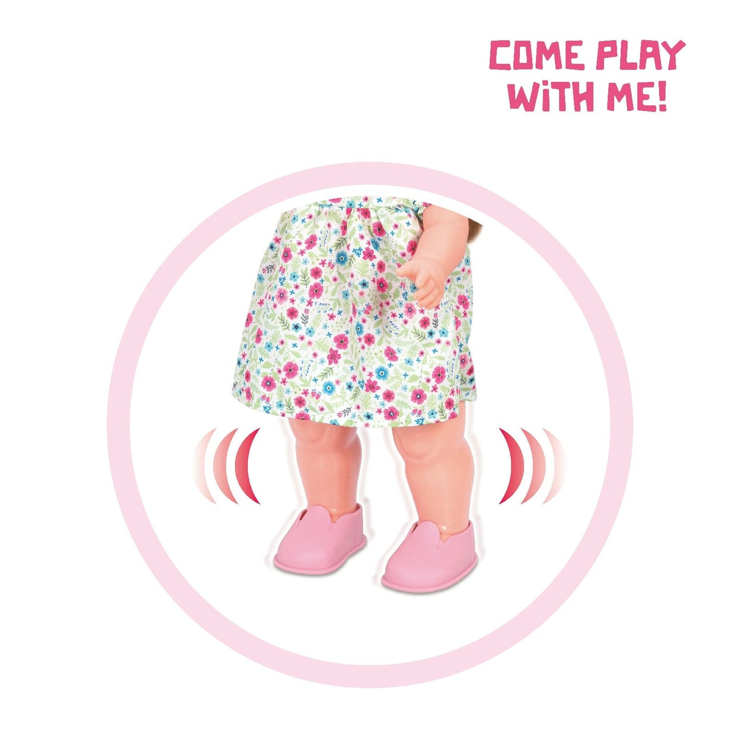 Mother Love Walking Dolls,16 Inches Interactive Baby Dolls, Baby Dolls with Hair, Singing and Walking Dolls for Girls,for 3+ Year Old Girls Gifts