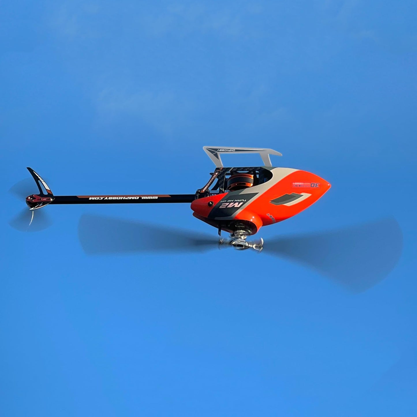 OMPHOBBY M2 EVO MK2 RC Helicopter for Adults Dual Brushless Motors Direct-Drive 6 Channel RC Helicopters Outdoor, Superior 3D Remote Control Plane Gifts Newly Upgraded Mini Drone BNF White
