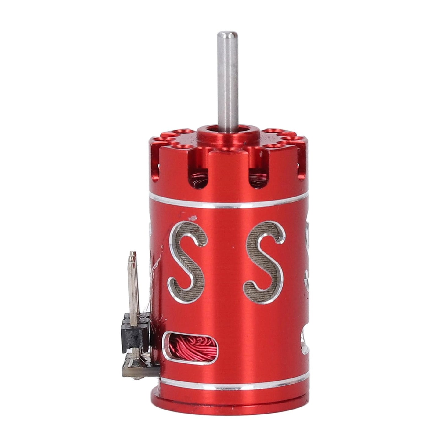 Drfeify RC Brushless Mini Electric Motor for K989 K969 1/24 1/28 with 2.0mm Shaft, High Speed RC Boat Model Electric Motor (3500KV