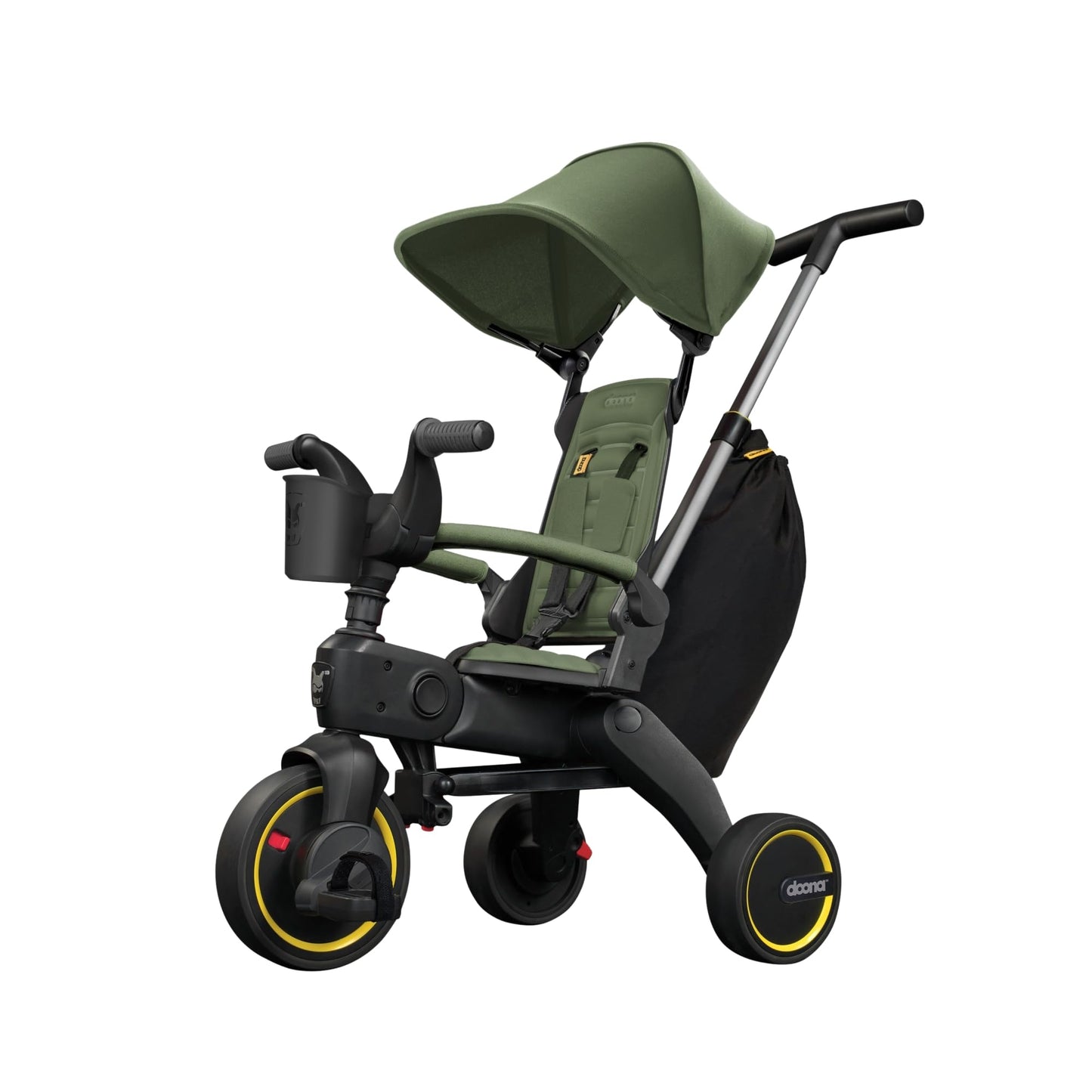 Doona Liki Trike S3, Desert Green - 5-in-1 Compact, Foldable Tricycle - Suitable for Toddlers 10 to 36 Months