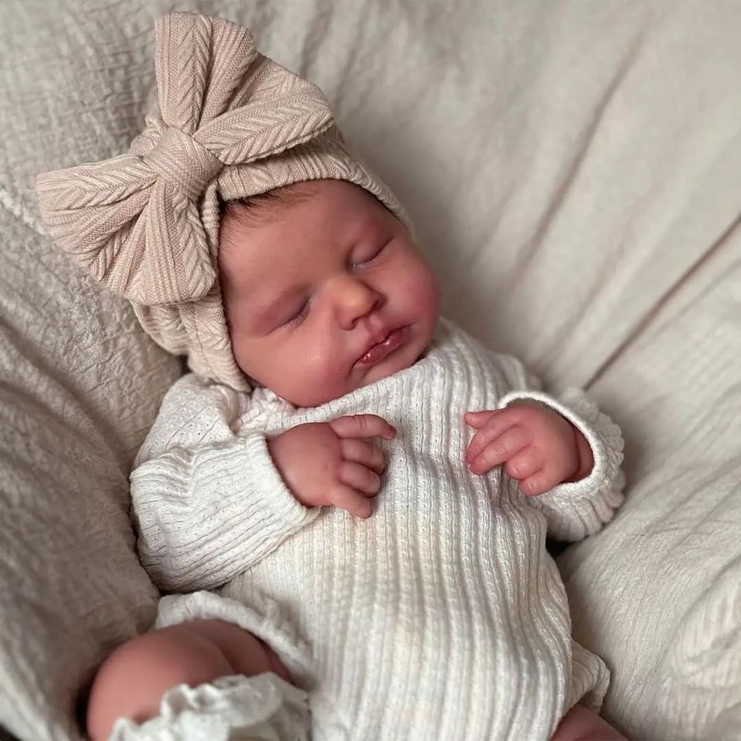Zero Pam Reborn Baby Dolls Silicone Full Body-20 in Realistic Babys Doll, Anatomically Correct Girl, Full Silicone Babys Doll, Real Life Reborn Dolls with Accessories
