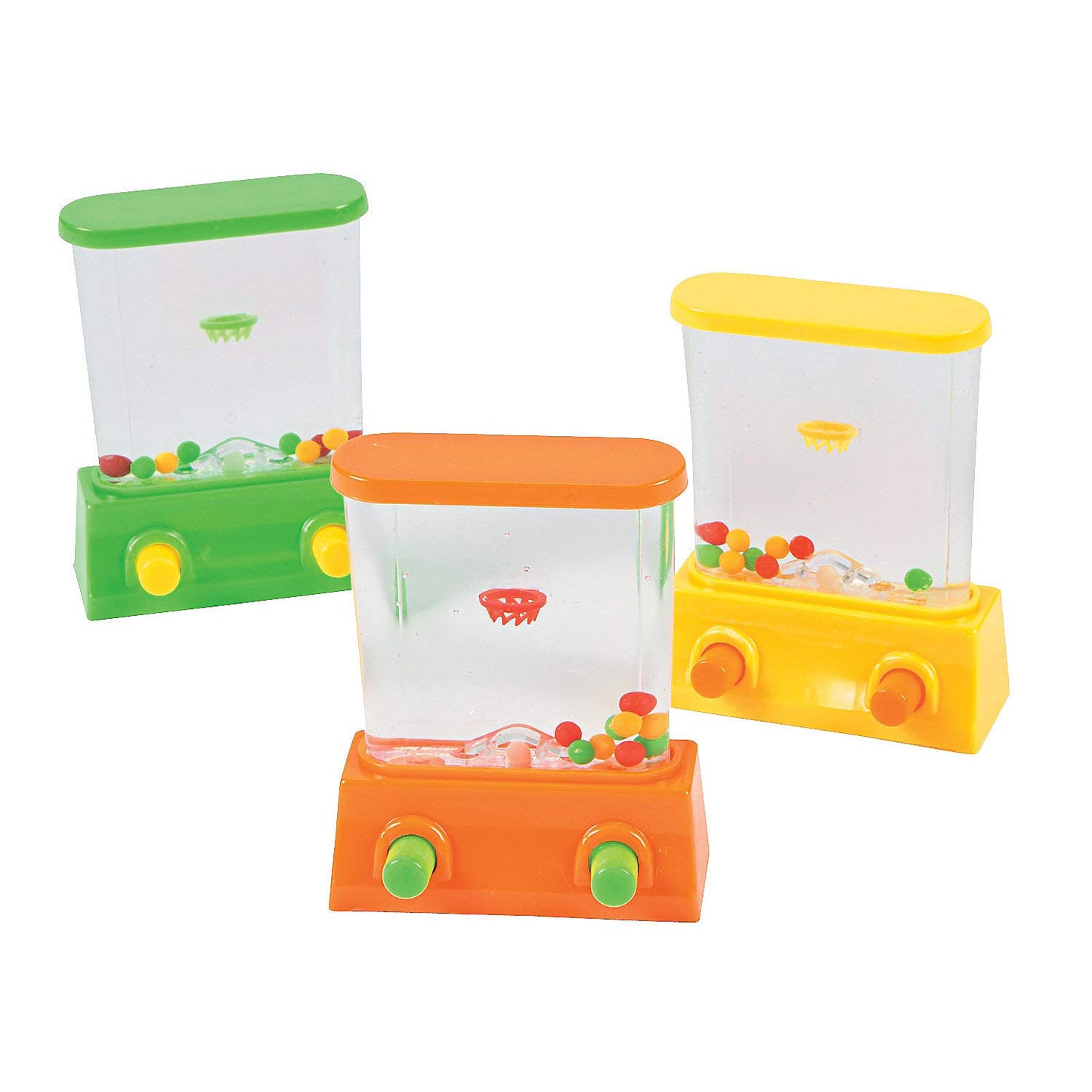 Fun Express Mini Water Basketball Games Set of 12 - Handheld Water Ring Toss Party Favors for Kids 4-8 | Bulk Toys for Birthday Goodie Bag Stuffers, Classroom Prizes & Travel Games for Kids 8-12