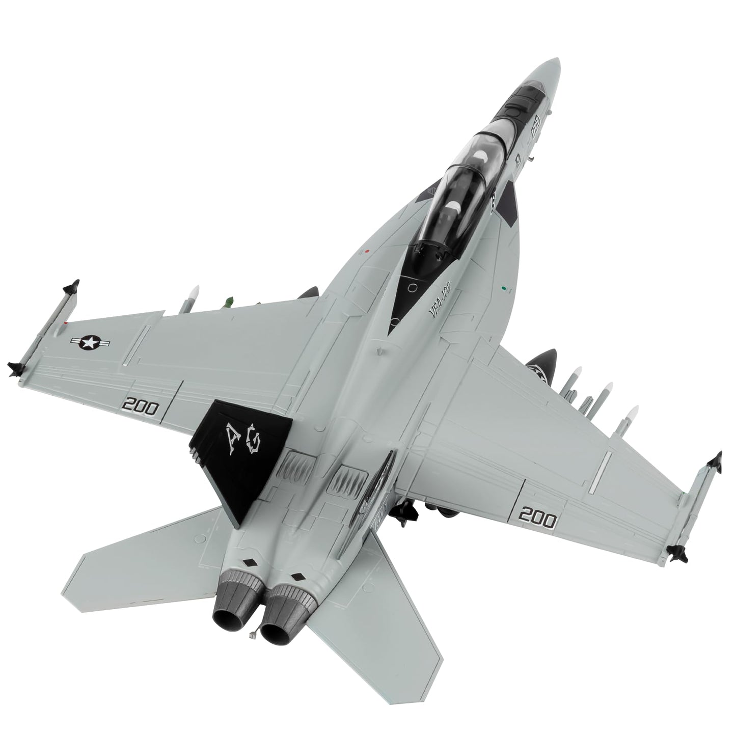 HANGHANG 1:72 Military Model Plane F/A-18F Super Hornet Alloy Fighter Plane Model,Model Airplane for Collection and Gift