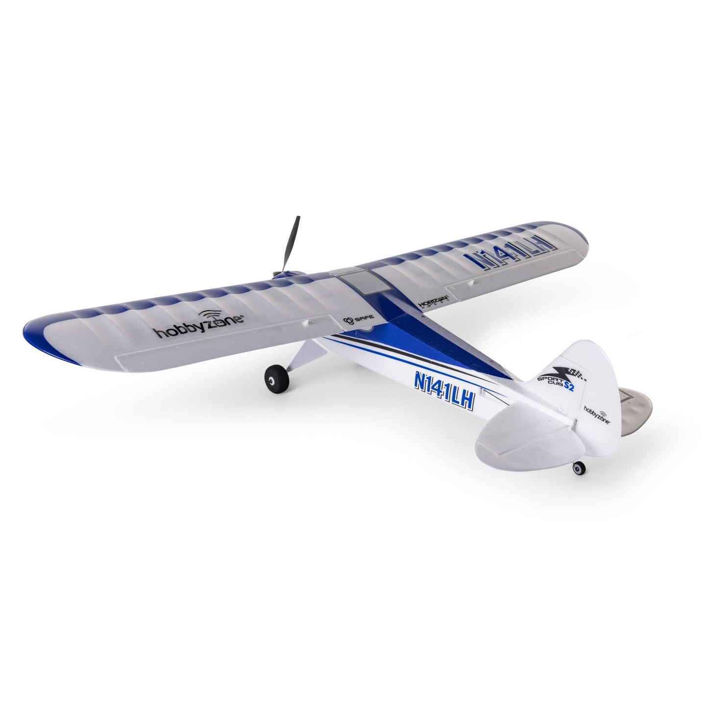 HobbyZone RC Airplane Sport Cub S 2 615mm RTF Everything Needed to Fly is Included/Safe Technology HBZ444000,White/Blue