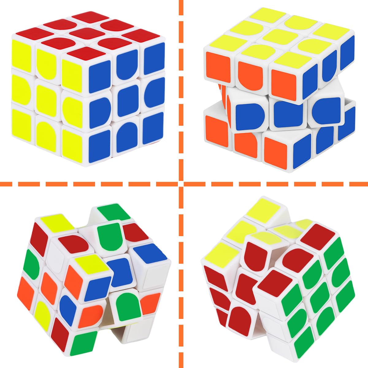 Mini Cube 20 Pack Magic Cube, Puzzle Party Favors for Kids Party Puzzle Game Toys Classroom Rewards & School Prize for Students, Stress Relief Toys Goody Bag Filler Birthday Easter Gift