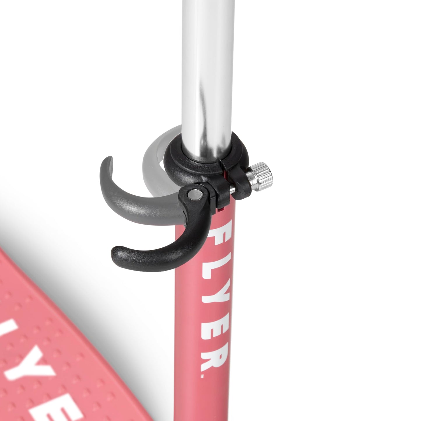 Radio Flyer Glider Jr. Scooter with Light Up Wheels, Pink, for Kids 2-5 Years Old, Lean-to-Steer, Adjustable Handlebar, Rear Foot Brake, Smooth Bearings, Comfort Grips, 3 Wheel Scooter for Kids