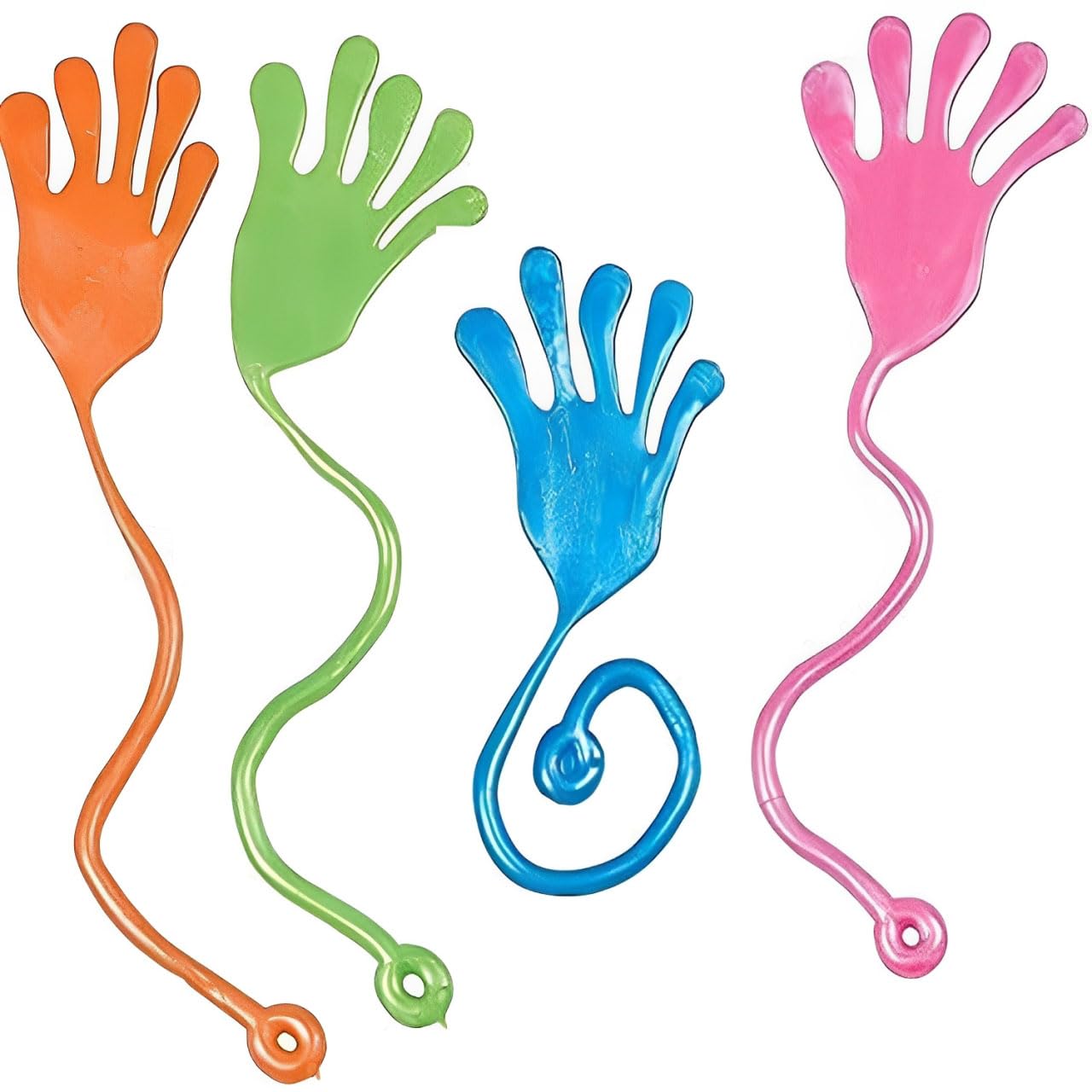 Tuko 100 PCS Sticky Hands, Sticky Finger, Kids' Party Favor Sets, Fun Toys, Halloween Party Favors, Wacky Fun Stretchy Sticky Hands, Party Favors, Birthday Parties, Toys for Sensory Kids