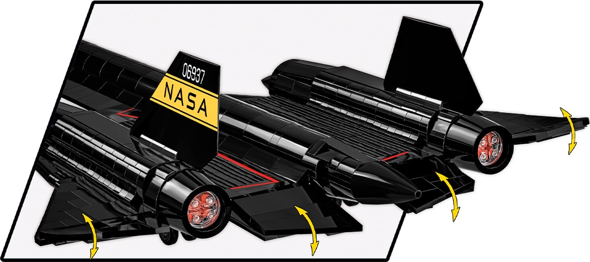 COBI Armed Forces Lockheed® SR-71® Blackbird® Executive Edition Building Set, 1424 Pieces
