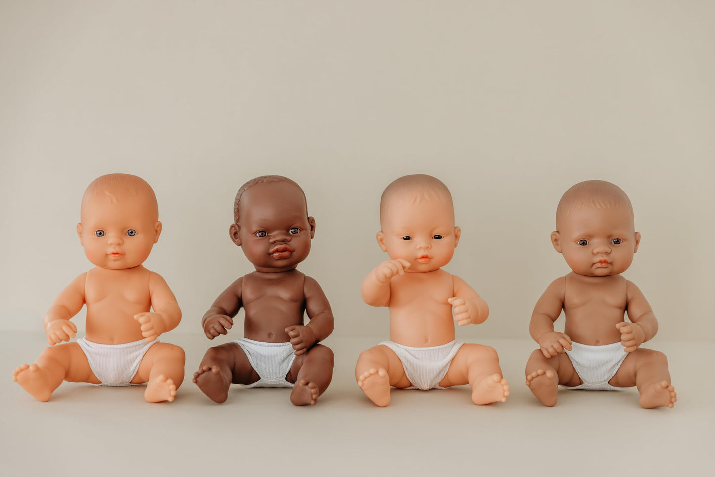 Miniland Realistic Baby Doll with Anatomically Correct Features, Reborn Baby Dolls, Cute Scented Hard Body with Vanilla Perfume, Comes in Polybag, 12 5/8 inches Tall | Caucasian Boy