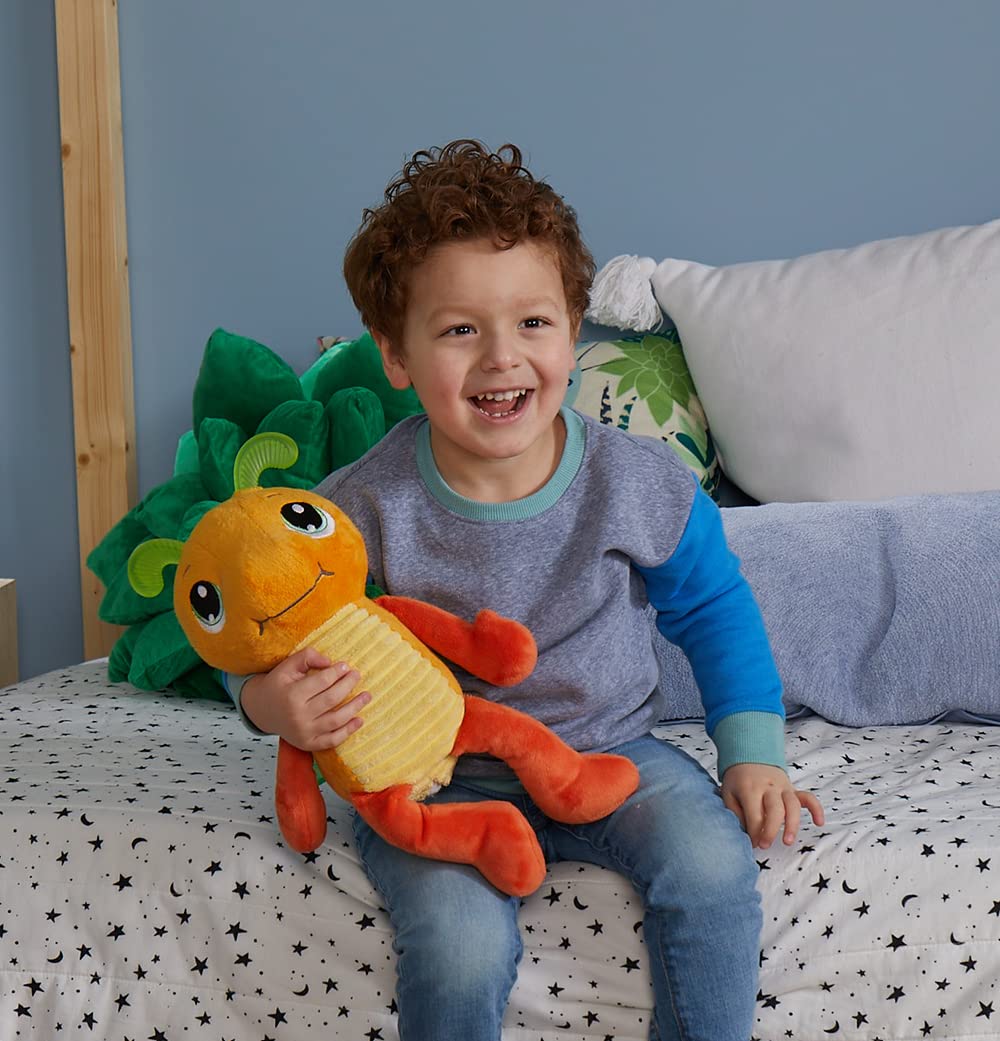 Playskool Glo Friends — Wigglebug Wiggle, Hop, Stop! — Interactive Soft Plush with 4 Modes — Games, Stories, Free Play, and Bedtime — SEL Toy — Ages 2+