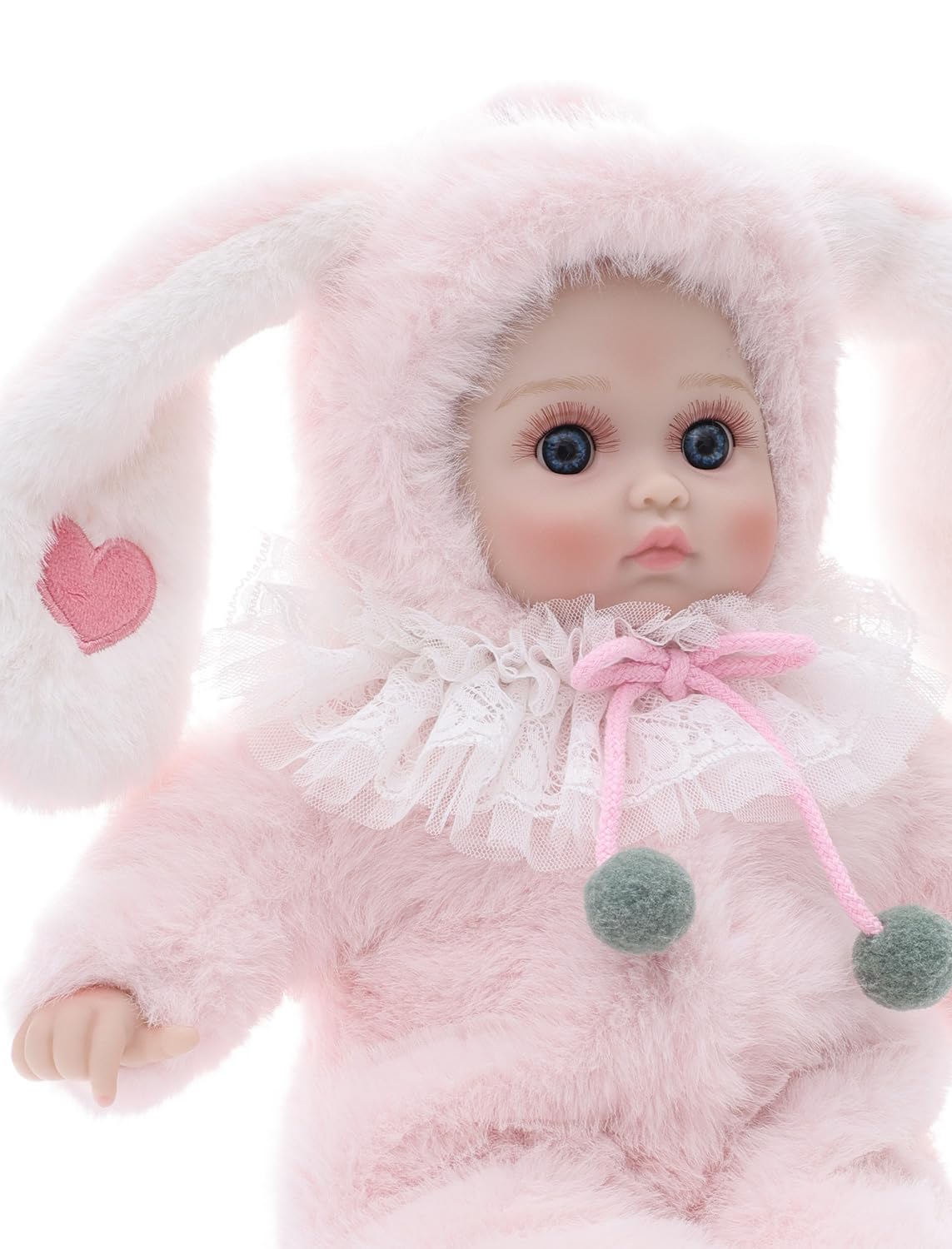 Cloveray Baby Dolls, 15 Inch Realistic Soft Body Baby Doll Real Life Baby Dolls with Accessories, for 3+ Year Old Girls, Pretend Play, Collection, Gift-Ready (Light Pink)