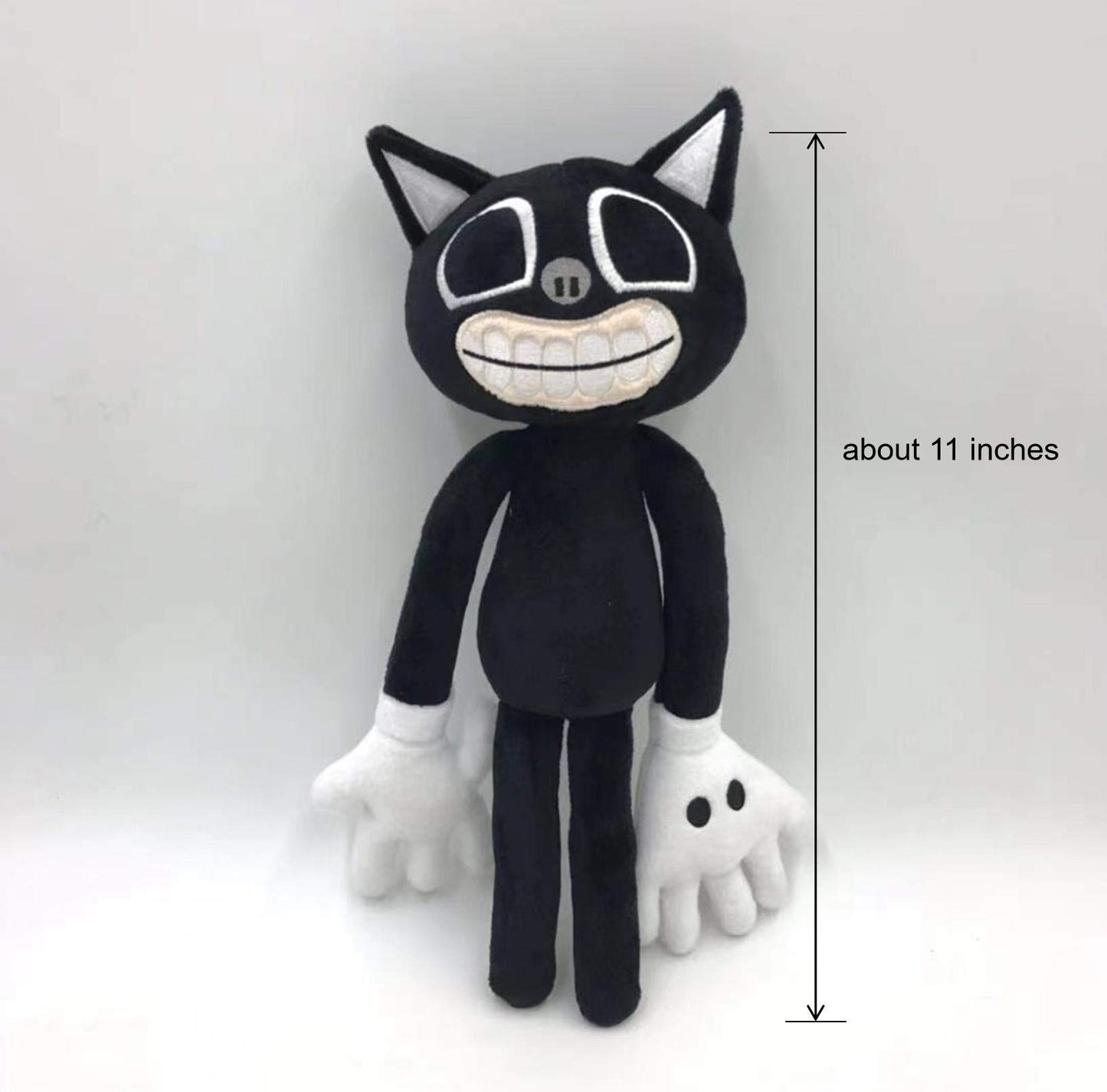 POPRORE Siren Head Cartoon Dog Cat Rabbit Plush Toys Halloween Christmas Horror Plush Toy for Home Party Gift Birthday Toy (Cat)