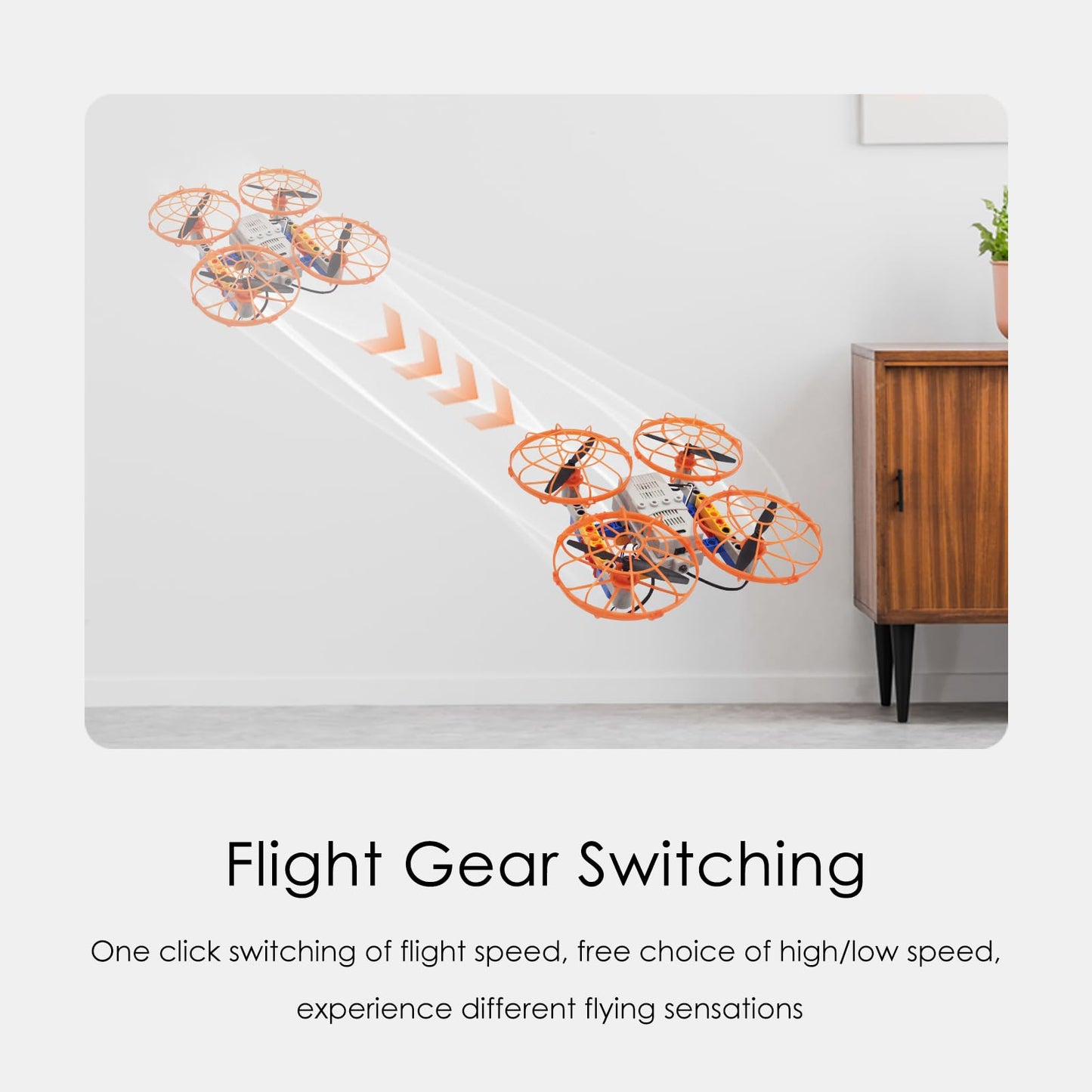 DIY Drone&RC Car Set for Kids and Beginners,2 Different Shapes,Remote Control Quadcopter,Build Your Own Drone,Educational Science Kits,Stem Building Toys,Easy to Build and Fly,Gift for Boy&Girl&Teens