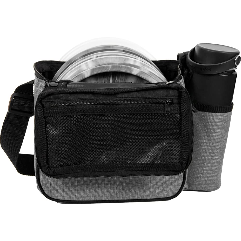 Dynamic Discs 3-Disc Golf Set with Bag | 1x Putter, Midrange & Driver + Cadet Shoulder Bag | Great for Beginners & Starter Kits | Ideal Disc Golf Accessories for Men w/Towel & Mini (Heather Gray)