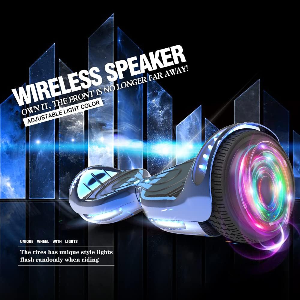 HOVERSTAR hoverboard Certified HS2.01 Bluetooth Flash Wheel with LED Light Self Balancing Wheel Electric Scooter