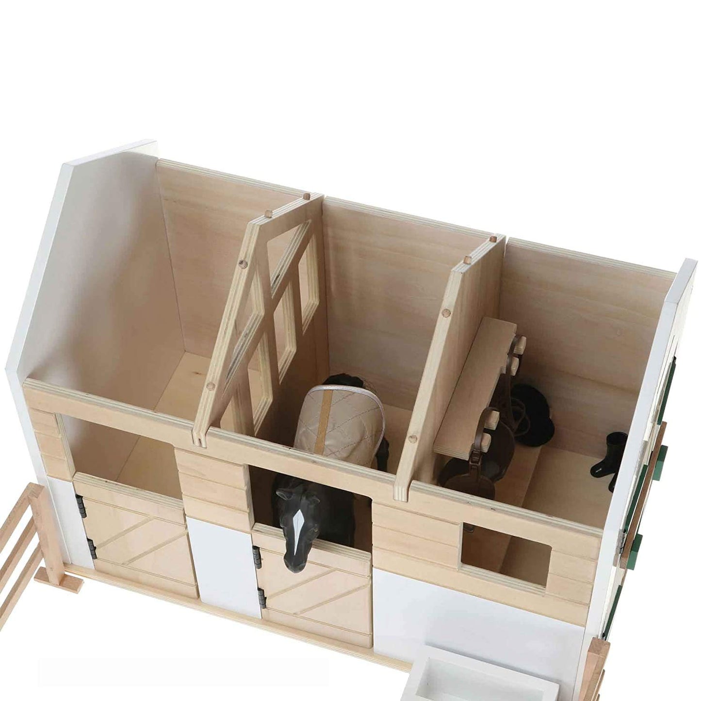 Lottie Dolls Stable Playset | Toy Farm Playset | Toy Barn | Toy Horse Stable Playset | Wooden Barn